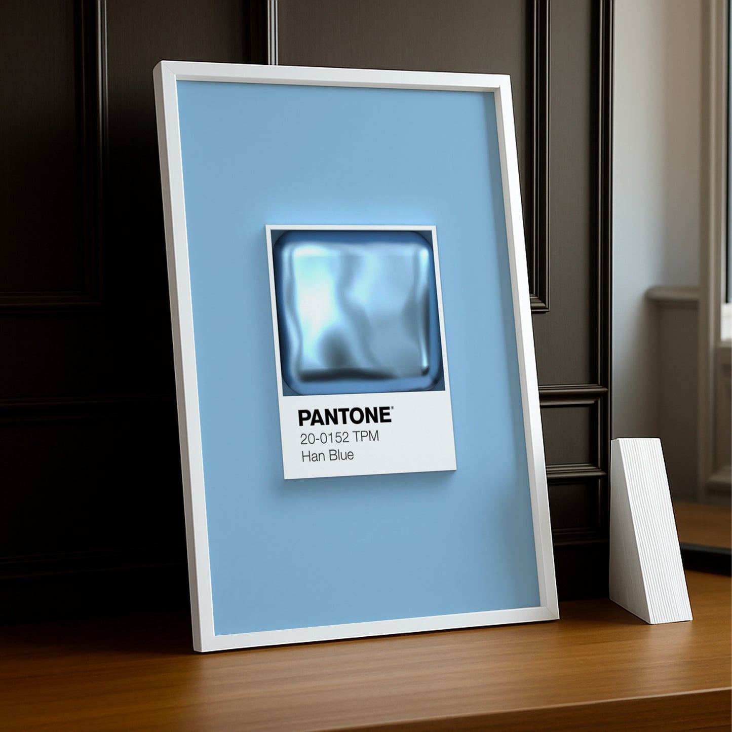 Cadre Photo Pantone Étiquette - Han Blue
