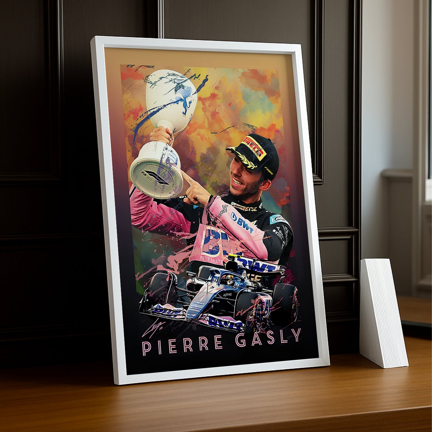 Cadre photo Pierre Gasly Formule 1