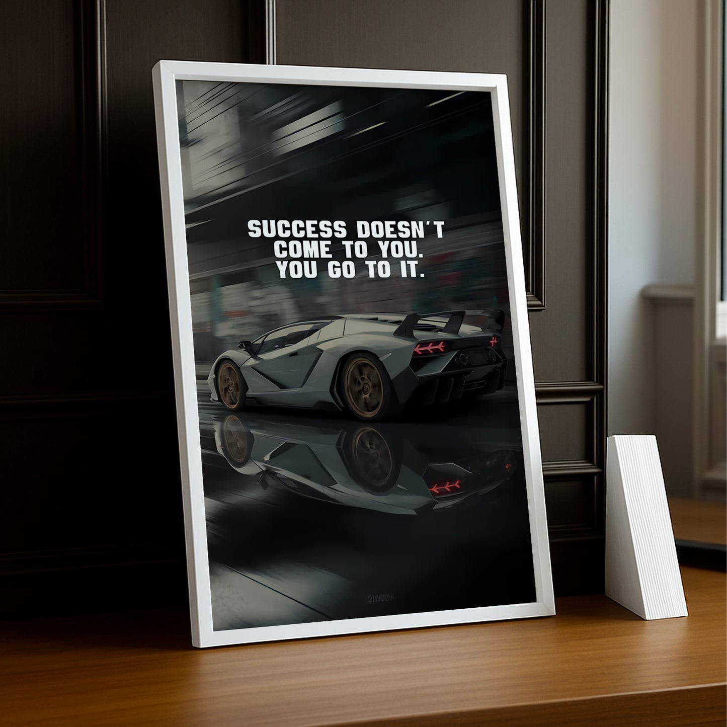 Cadre photo Motivation - Success doesn't come to you, you go to it.