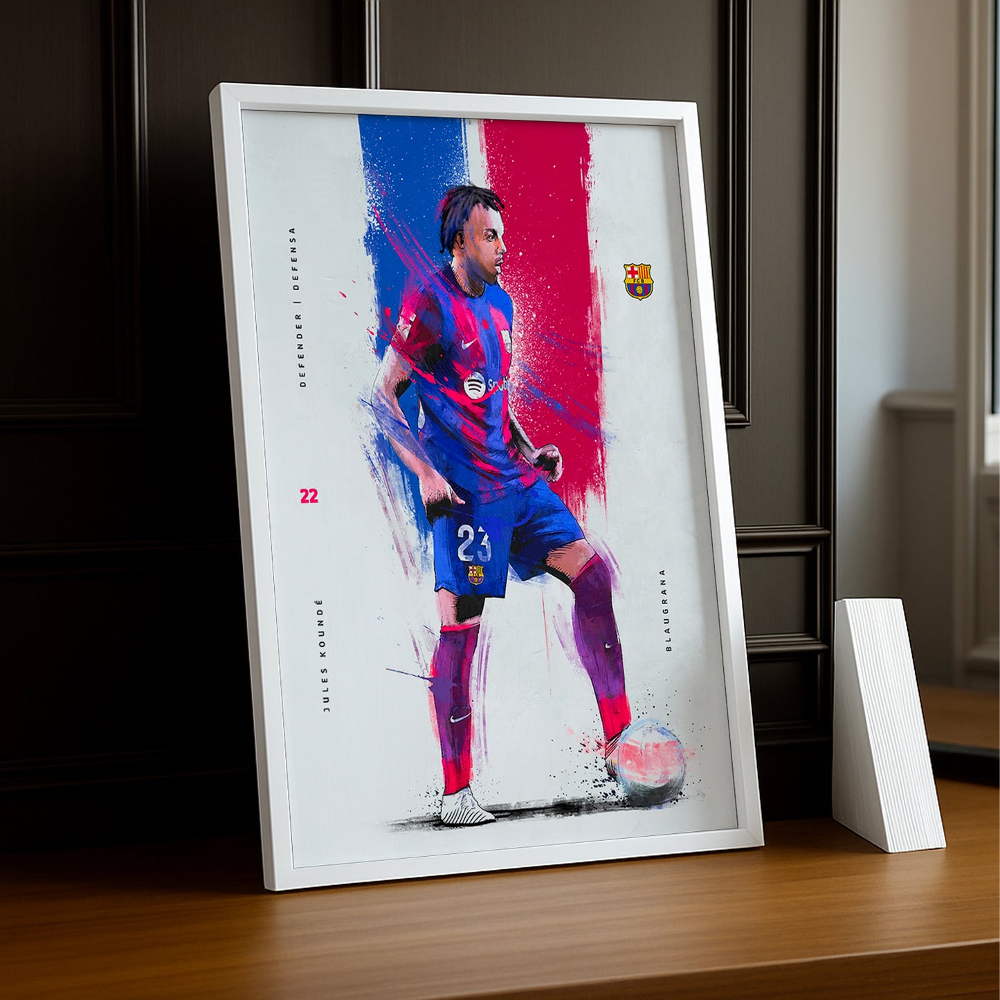 Cadre Photo FC Barcelone - Jules Koundé
