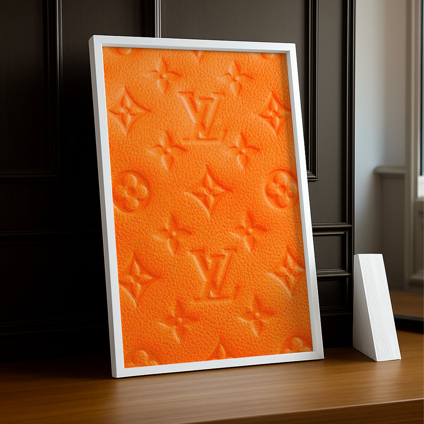 Cadre photo Louis Vuitton orange