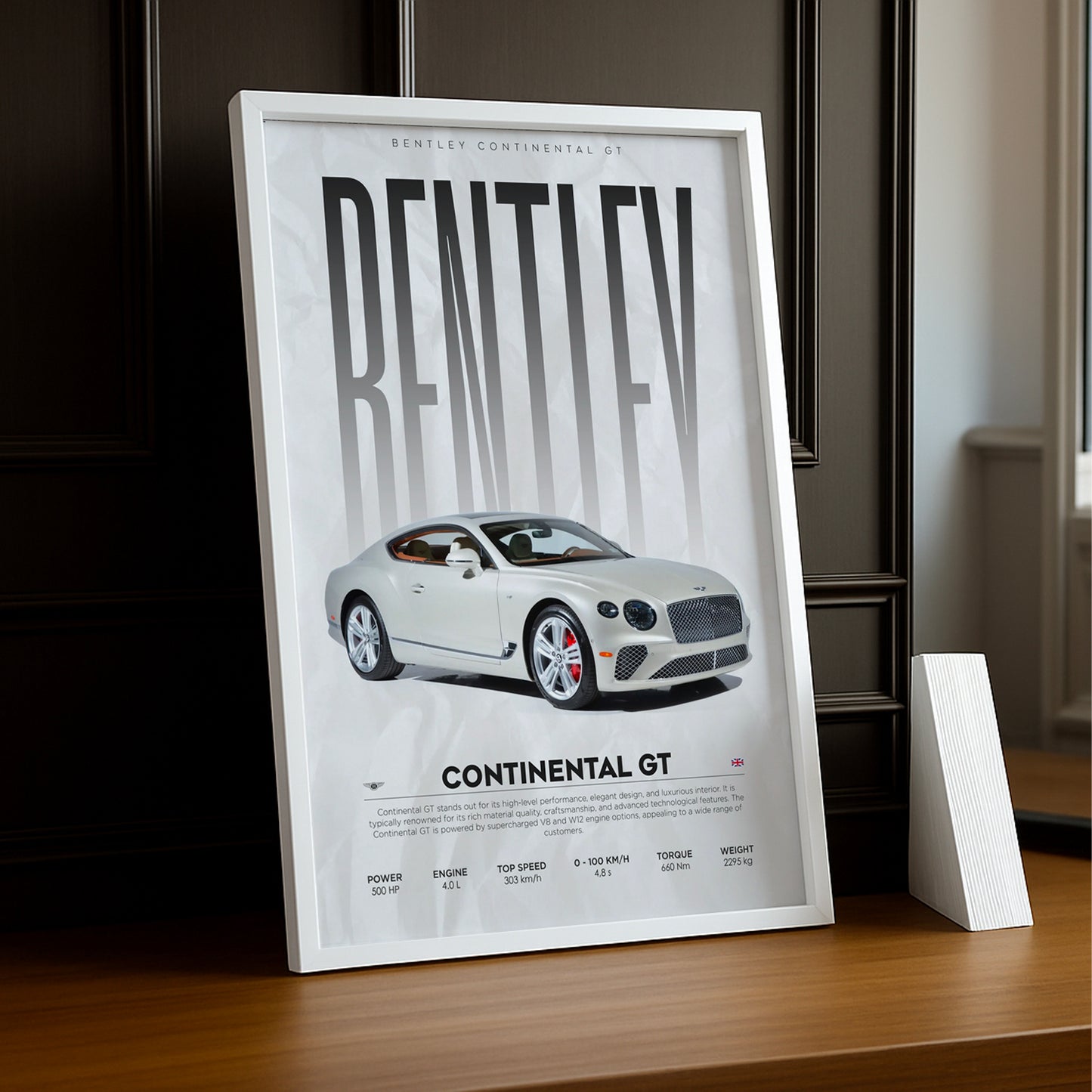 Cadre photo Bentley Continental GT