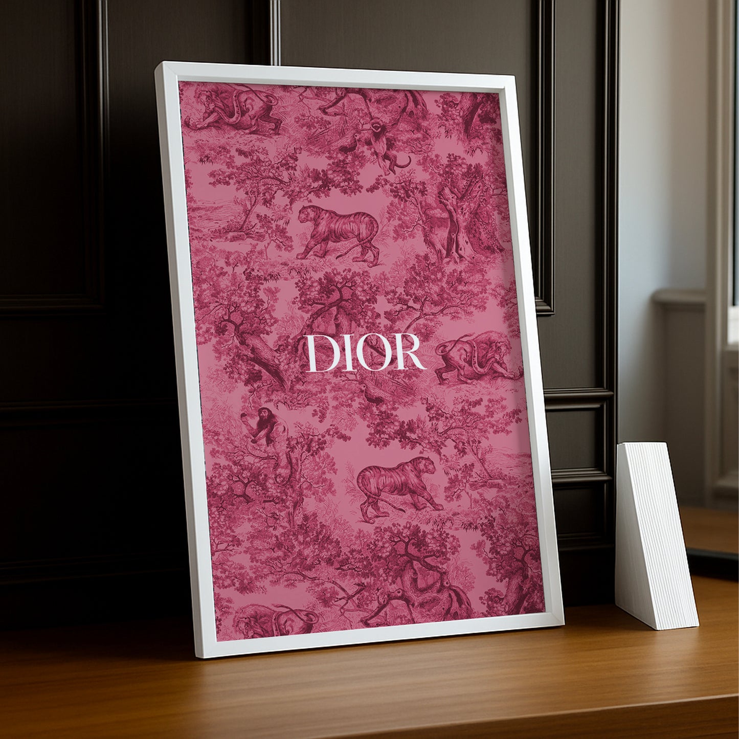 Cadre photo Dior Rose Dessin