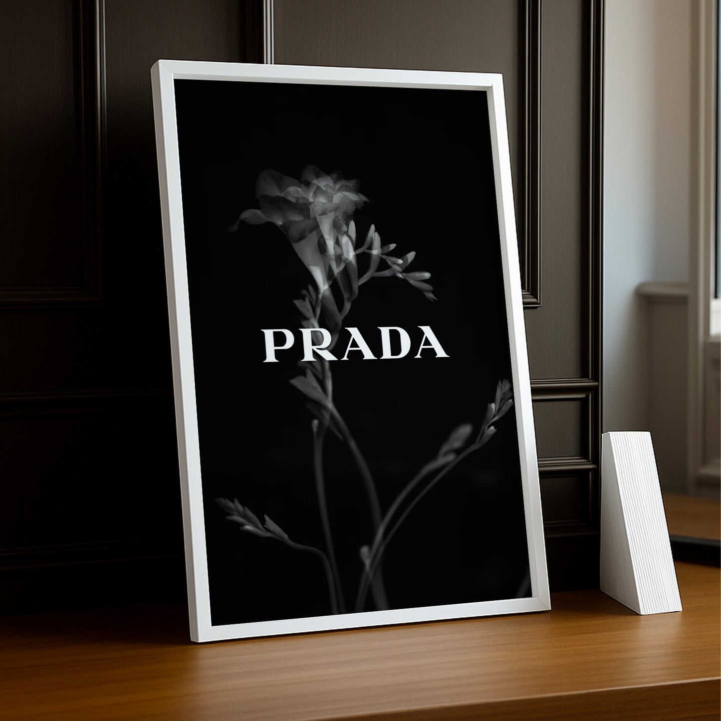 Cadre Photo Prada - Black Flower