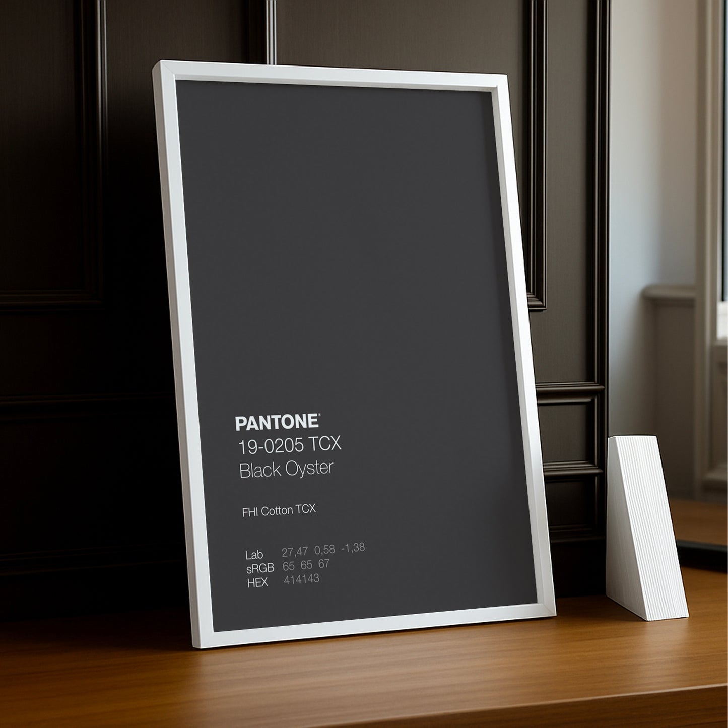 Cadre Photo Pantone - Black Oyster