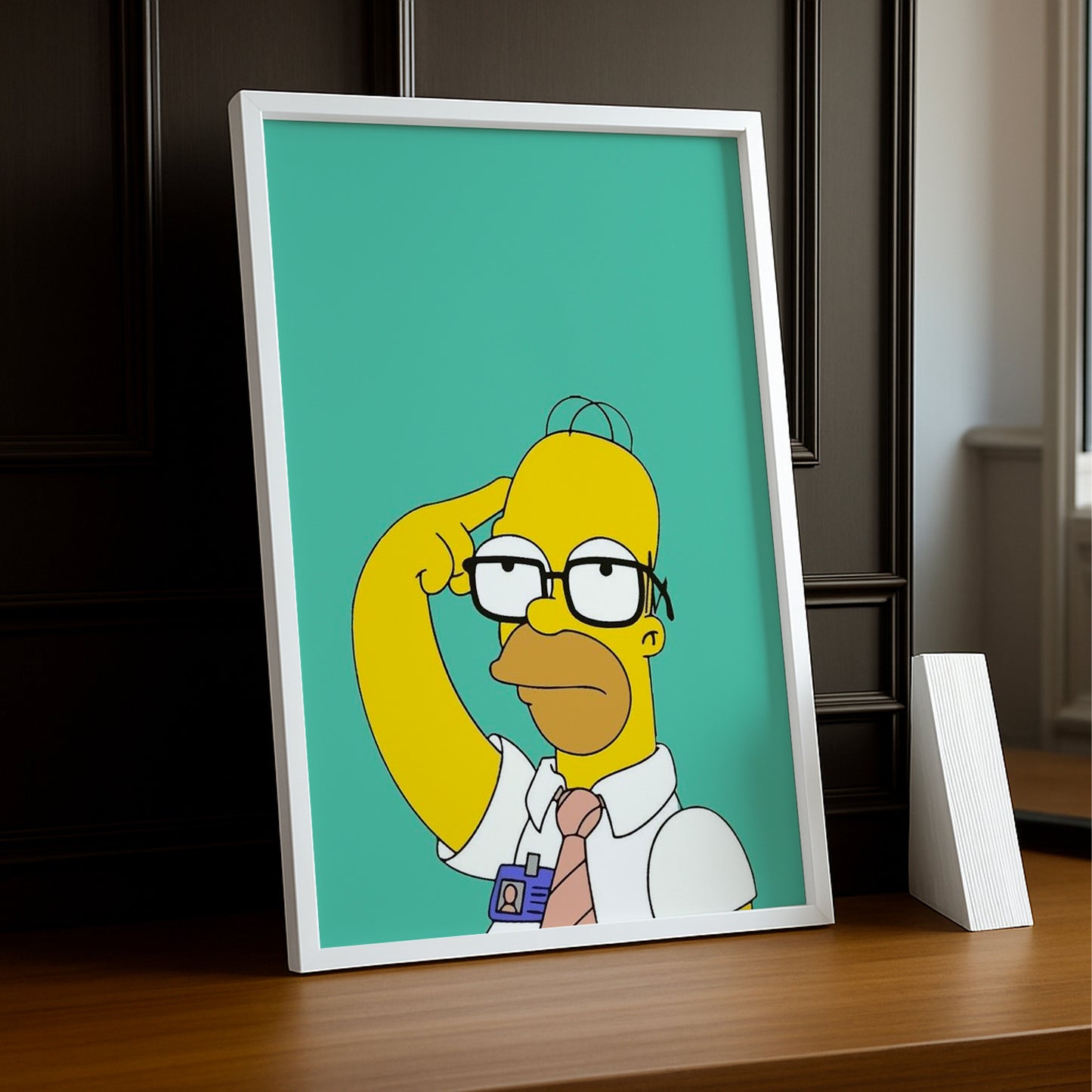 Cadre Photo Les Simpsons - Homer Simpson au travail