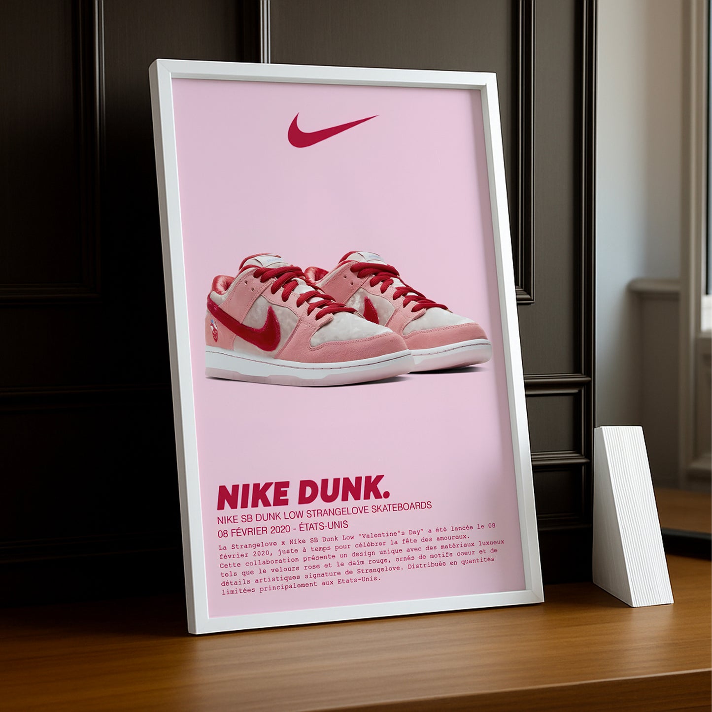 Marco de fotos Nike SB Dunk Low Strangelove Skateboards