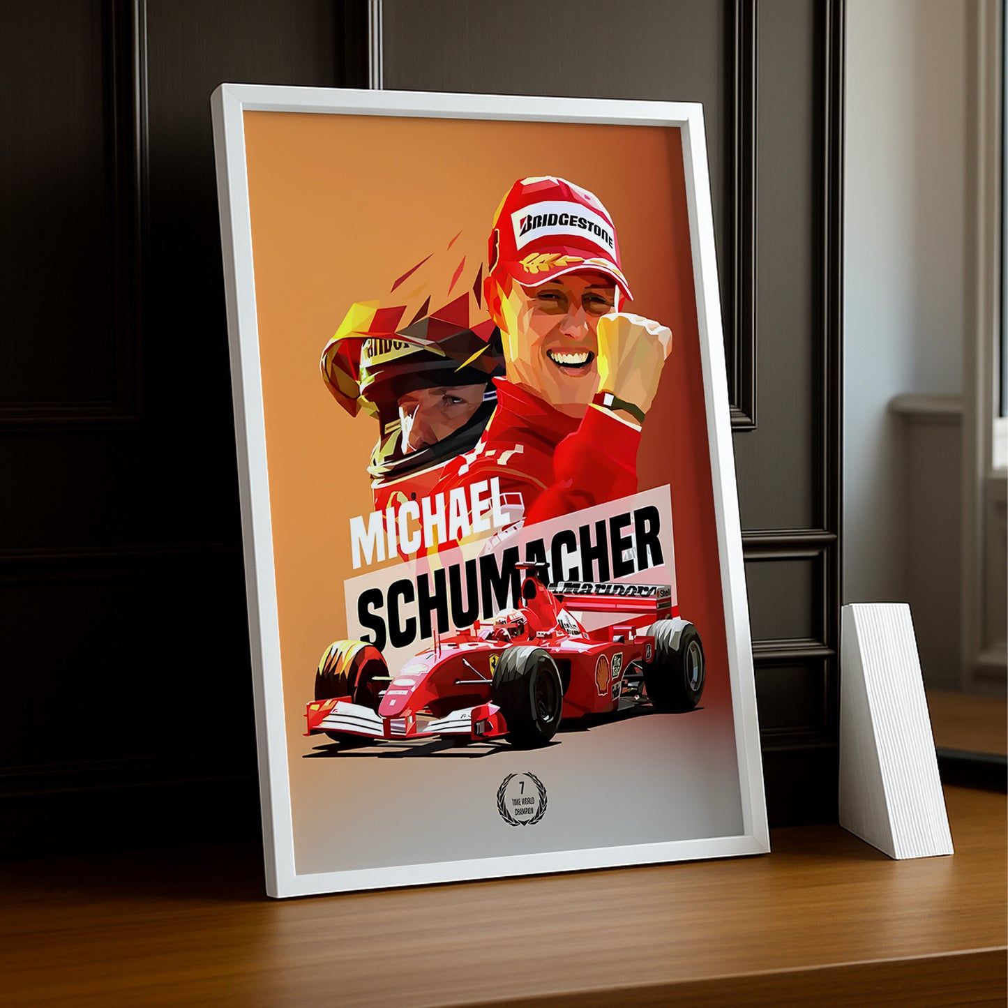 Cadre photo Michael Schumacher Formule 1