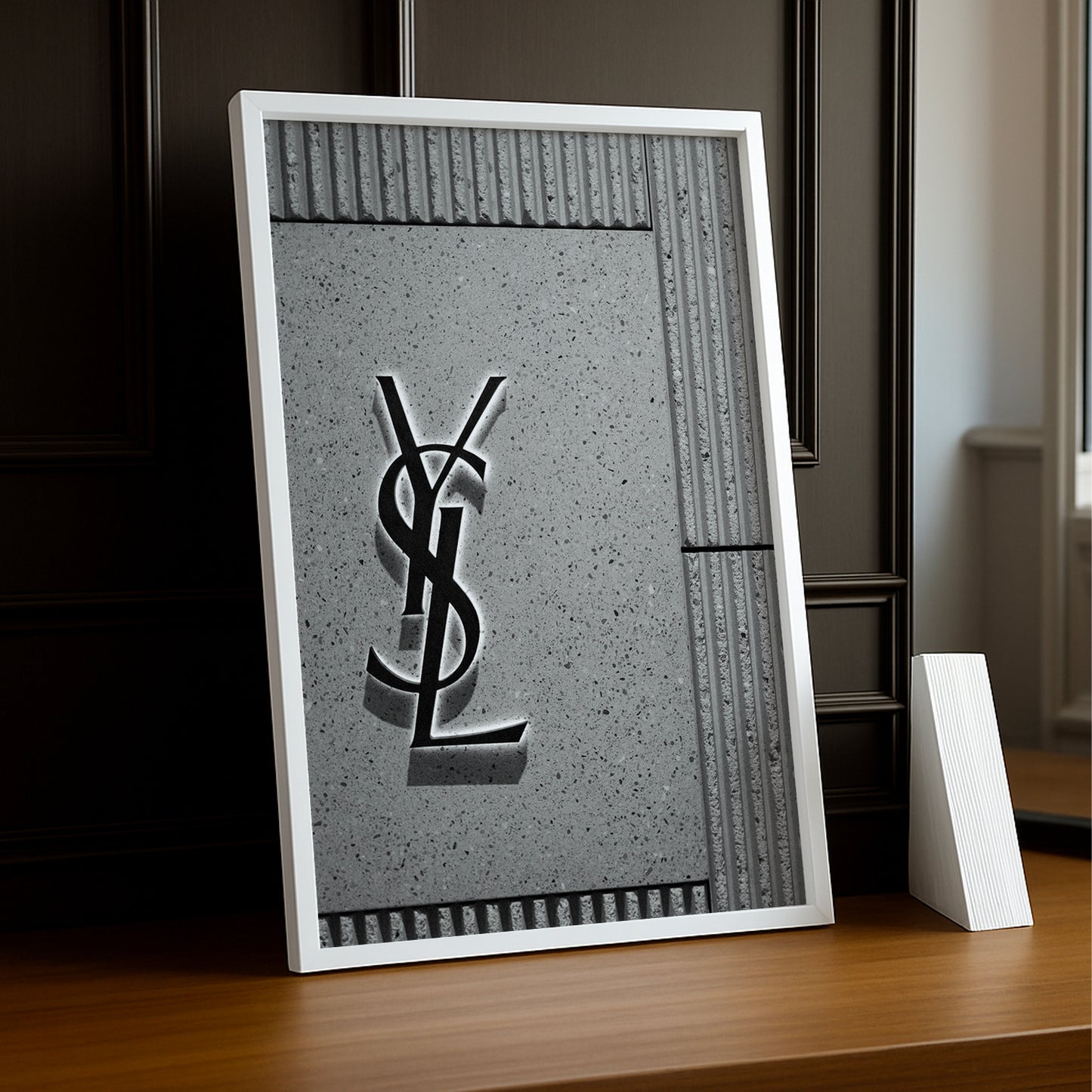 Cadre photo Yves Saint Laurent - Devanture grise