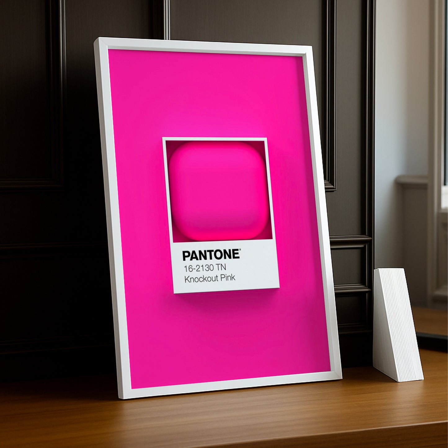 Cadre Photo Pantone Étiquette - Knockout Pink