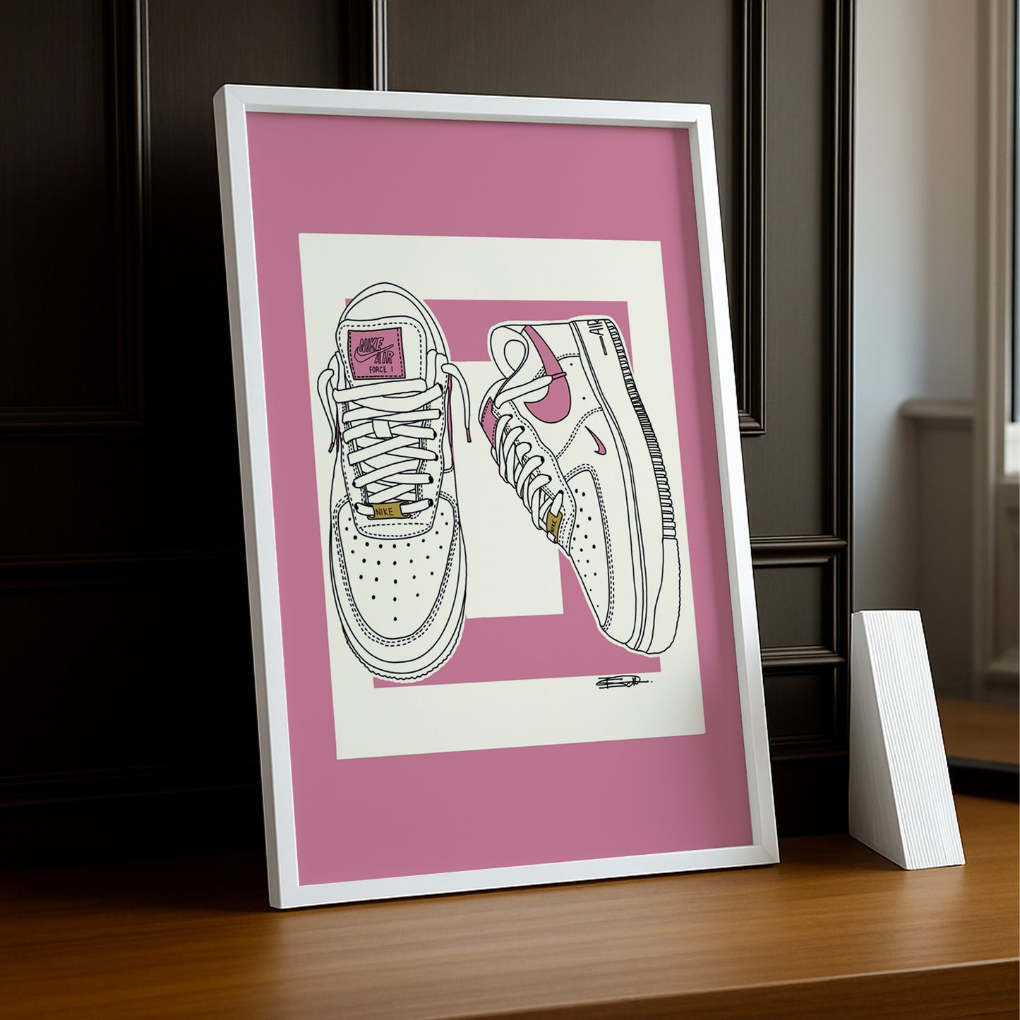 Cadre Photo Nike - Air Force 1 Rose