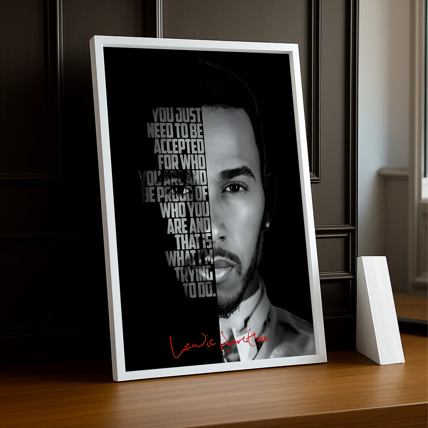 Cadre photo Lewis Hamilton Formula 1