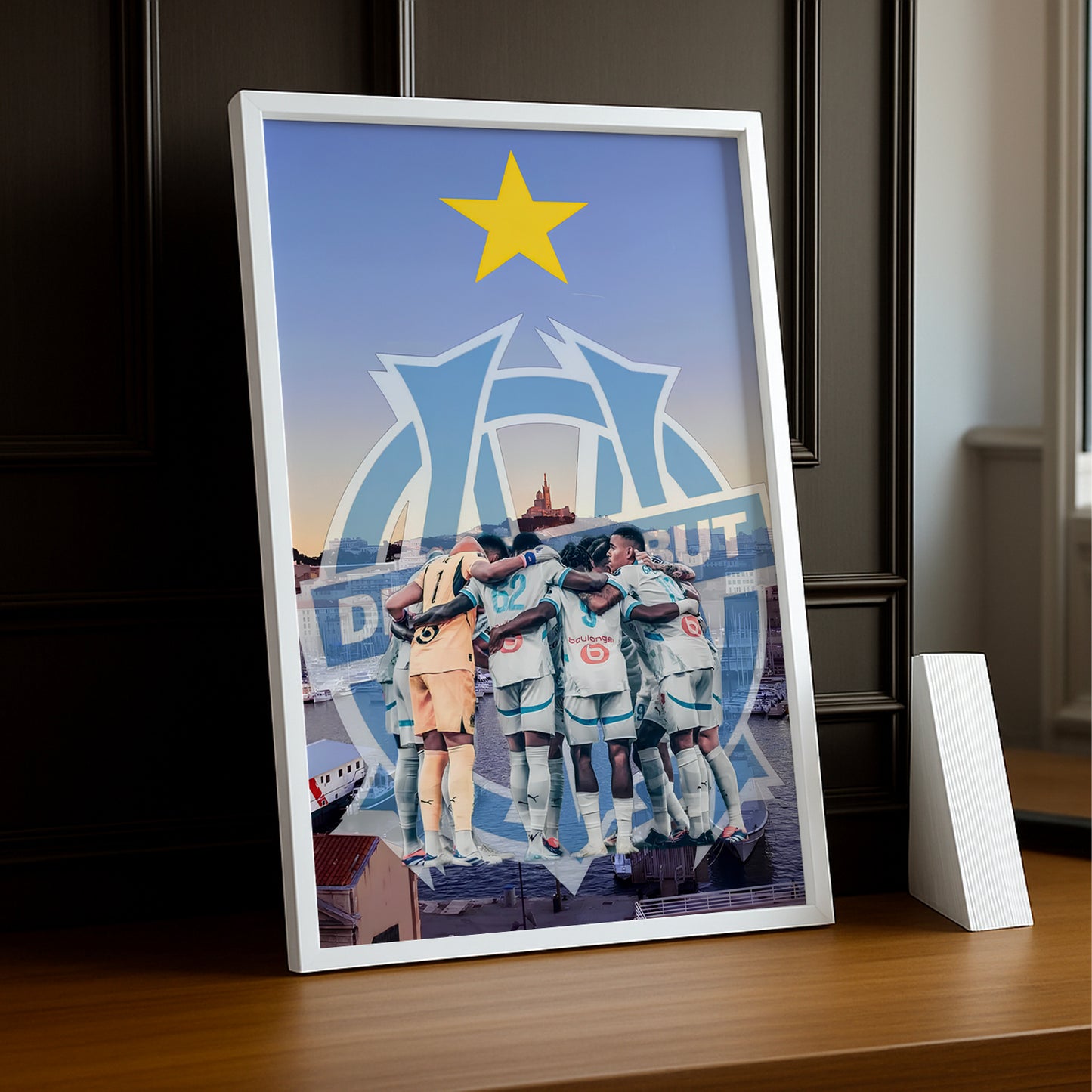 Olympique de Marseille Droit au but - Poster