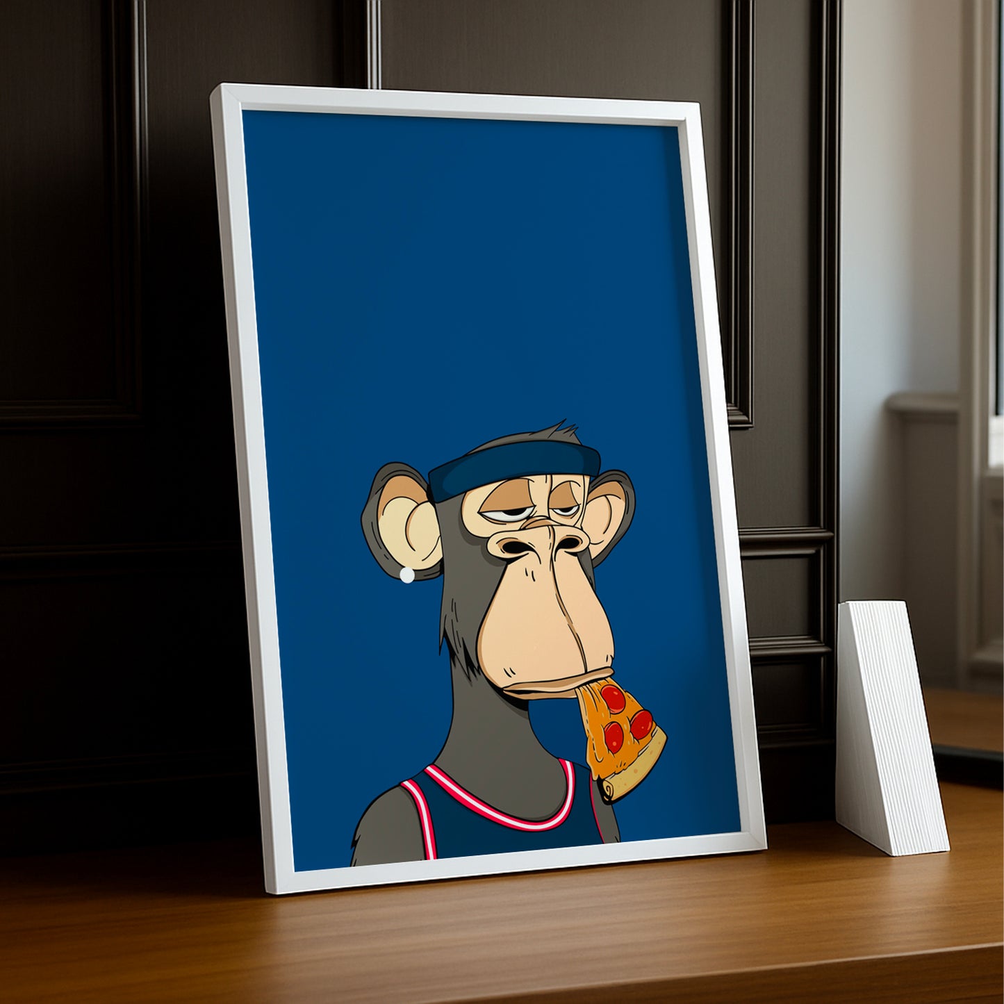Cadre photo Bayc Ape Pizza