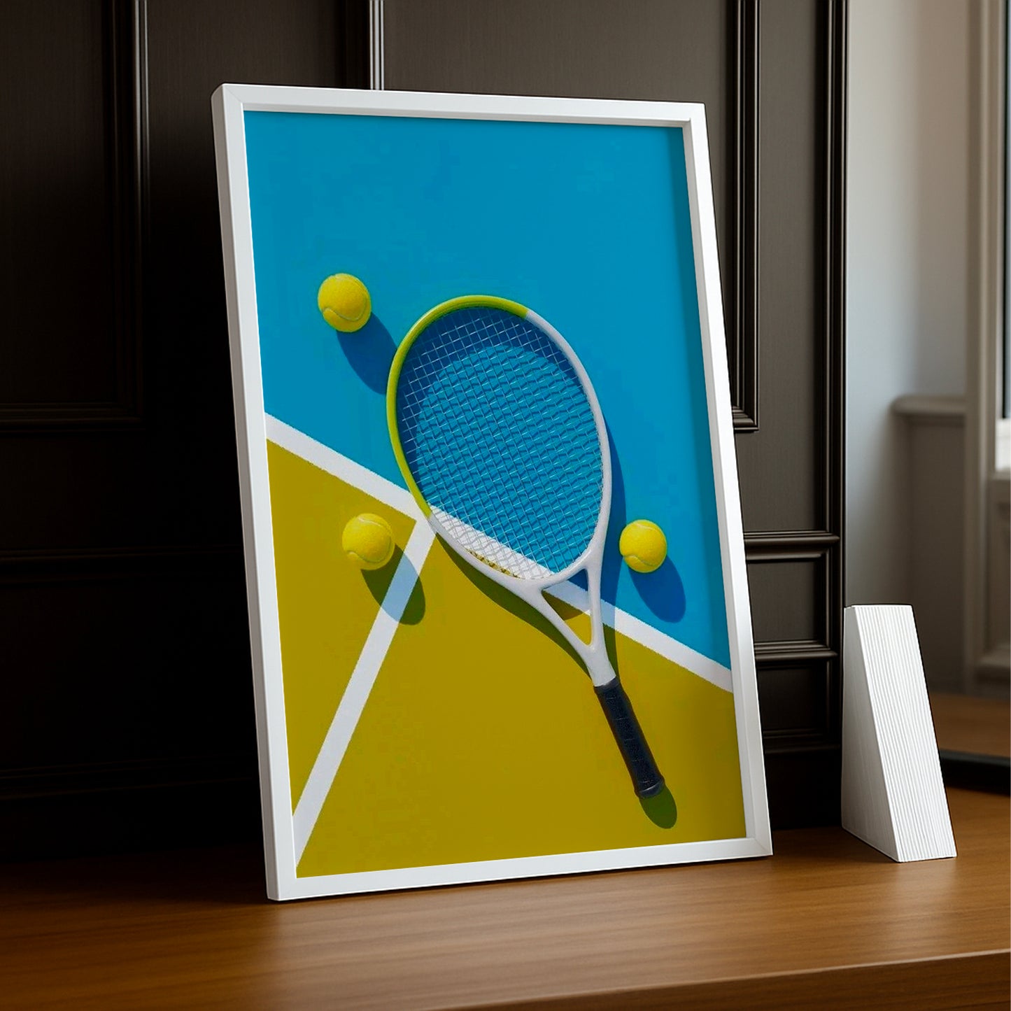 Poster Photo Tennis - Illustration