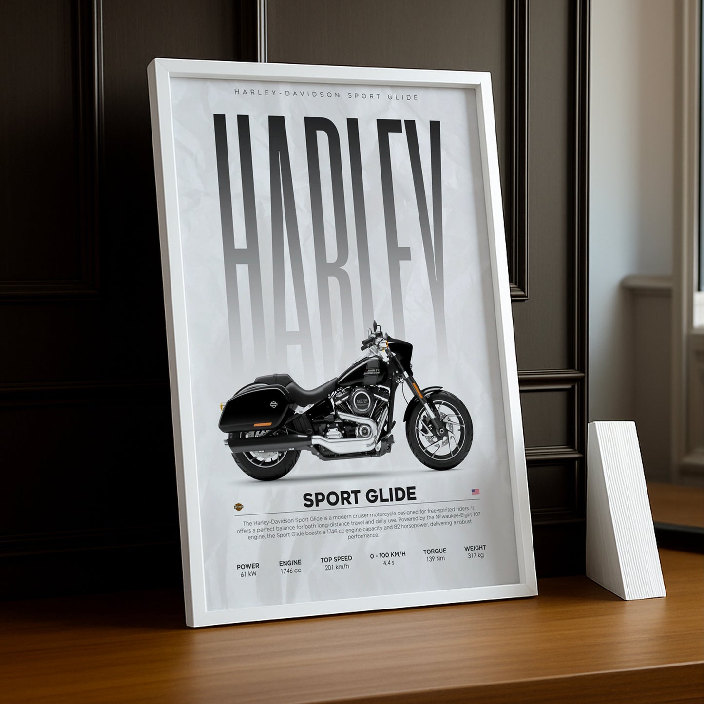 Marco de fotos Harley Sport Glide