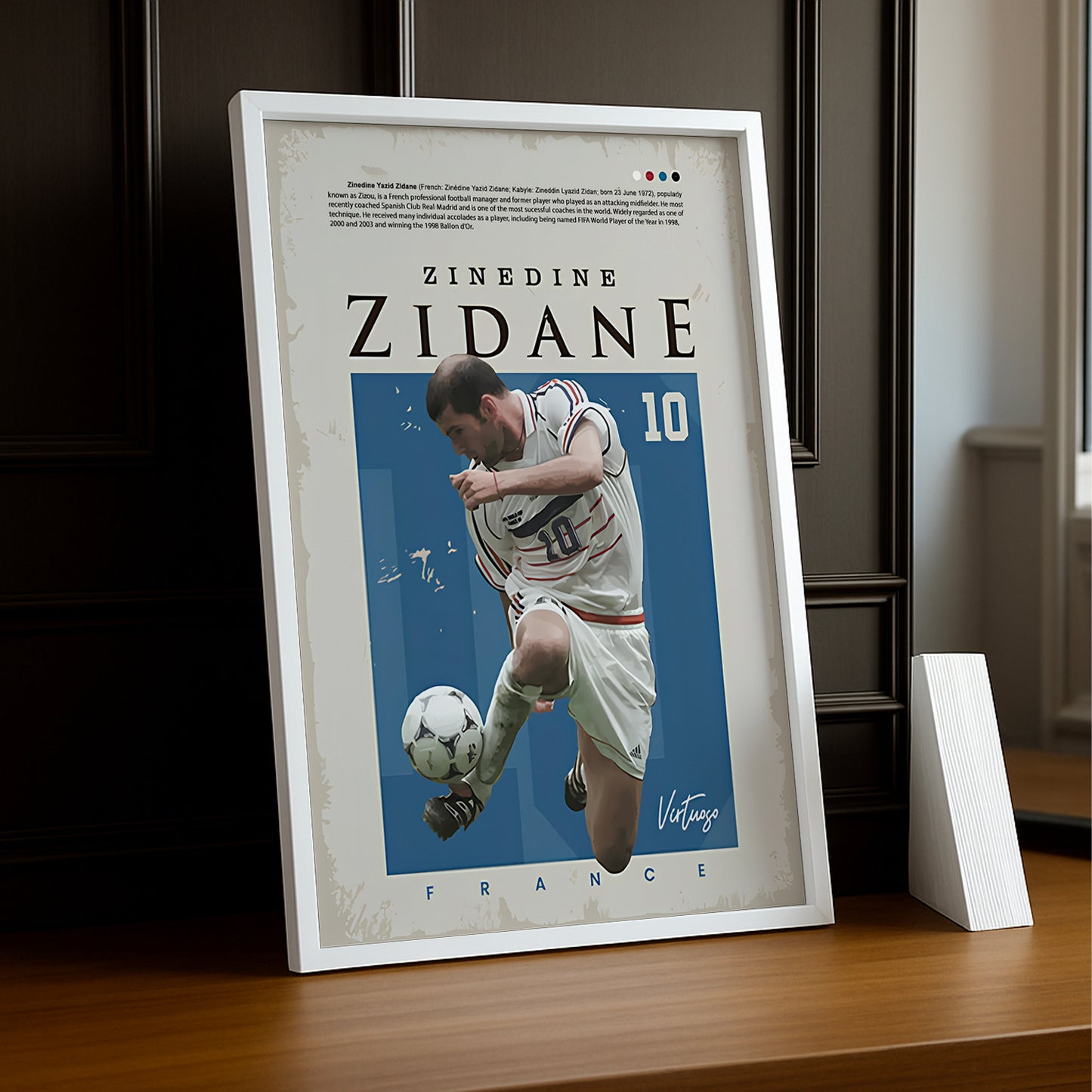 Marco de fotos de Zinédine Zidane