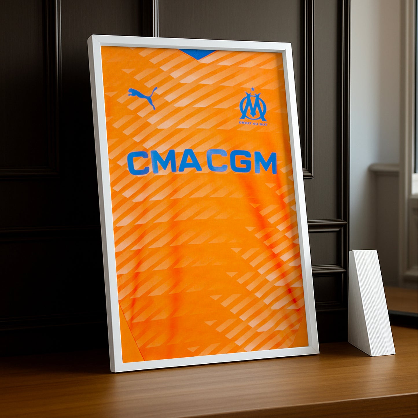 Cadre photo Maillot third Olympique de Marseille