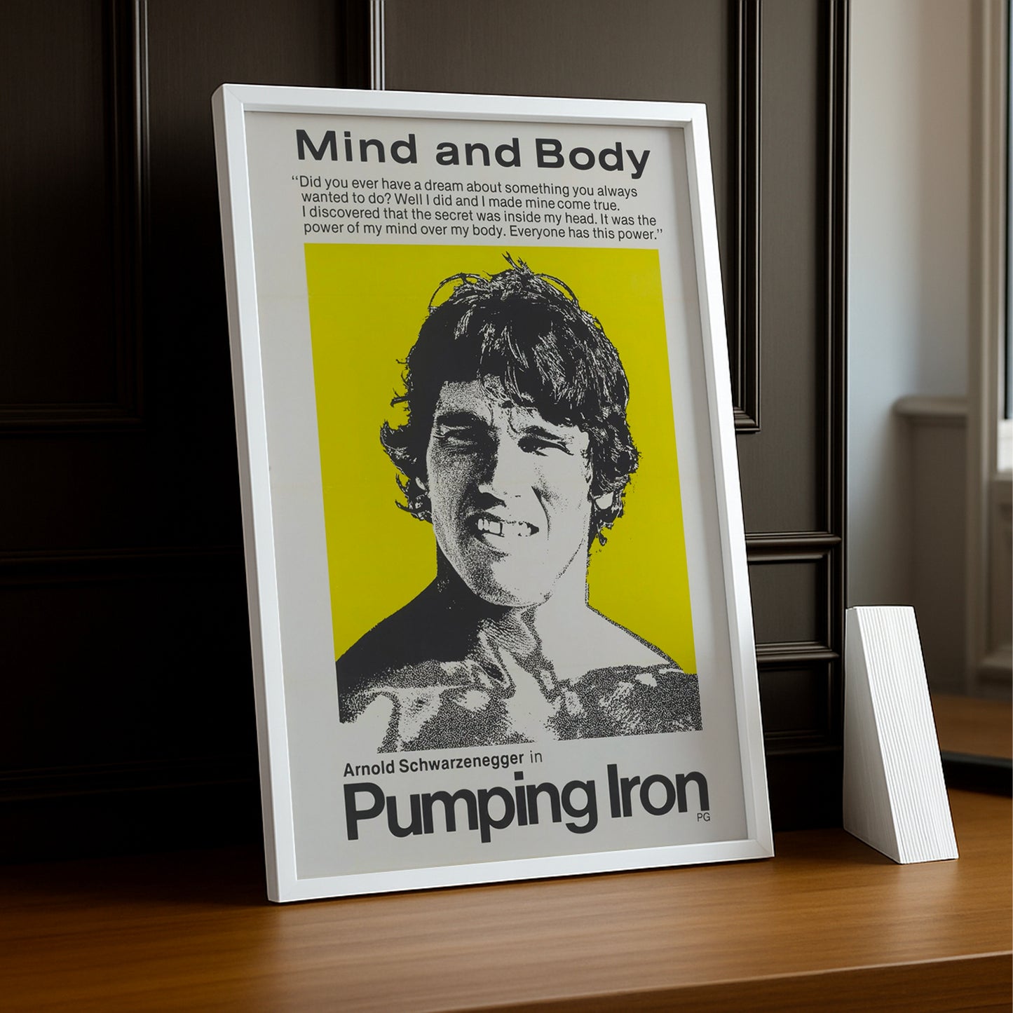 Cadre Photo Musculation - Pumping Iron