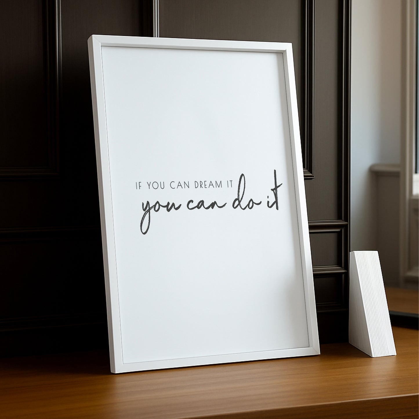 Cadre photo Citation - You can do it
