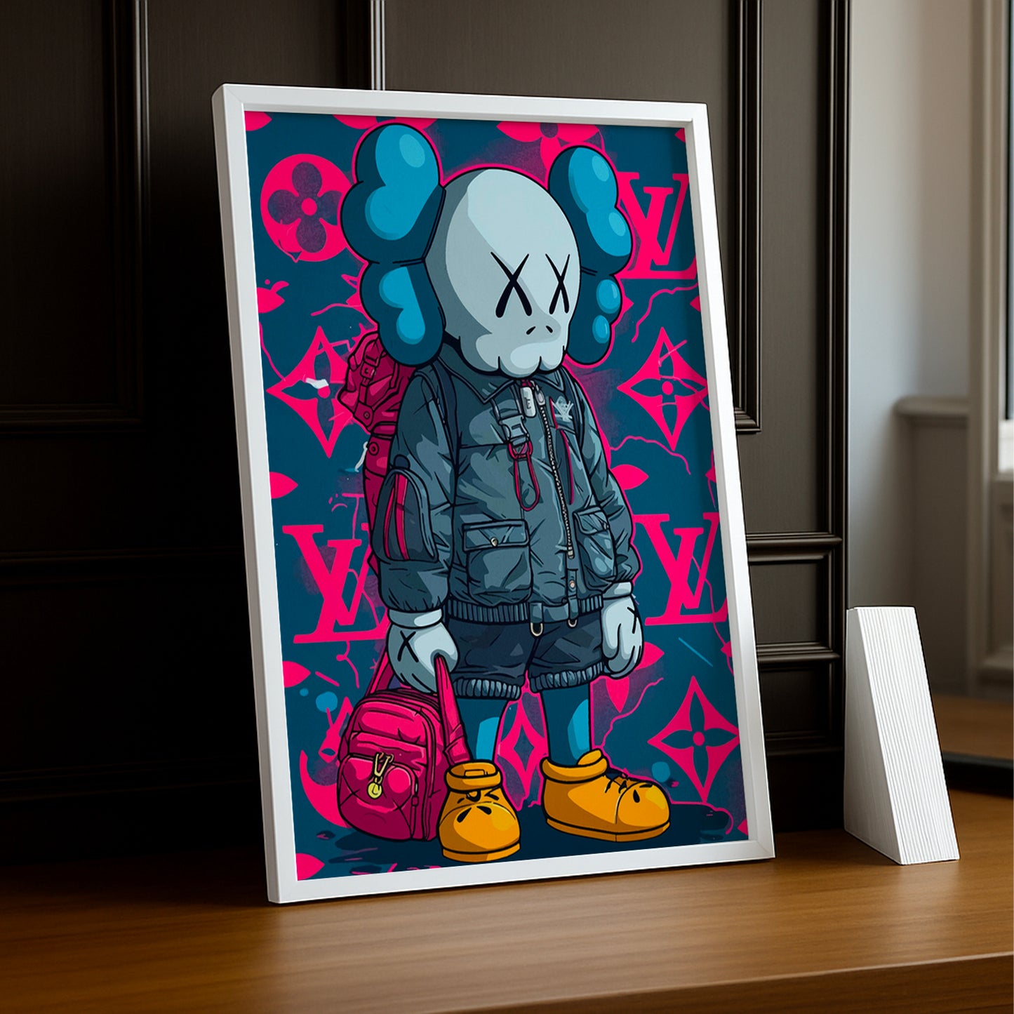 Poster Kaws Louis Vuitton outfit