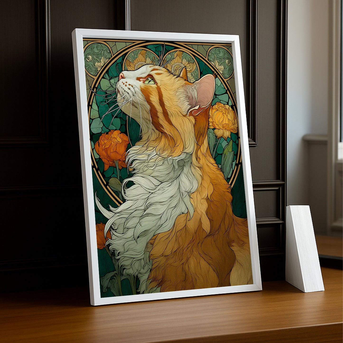 Cadre Photo Chat - Roux Art