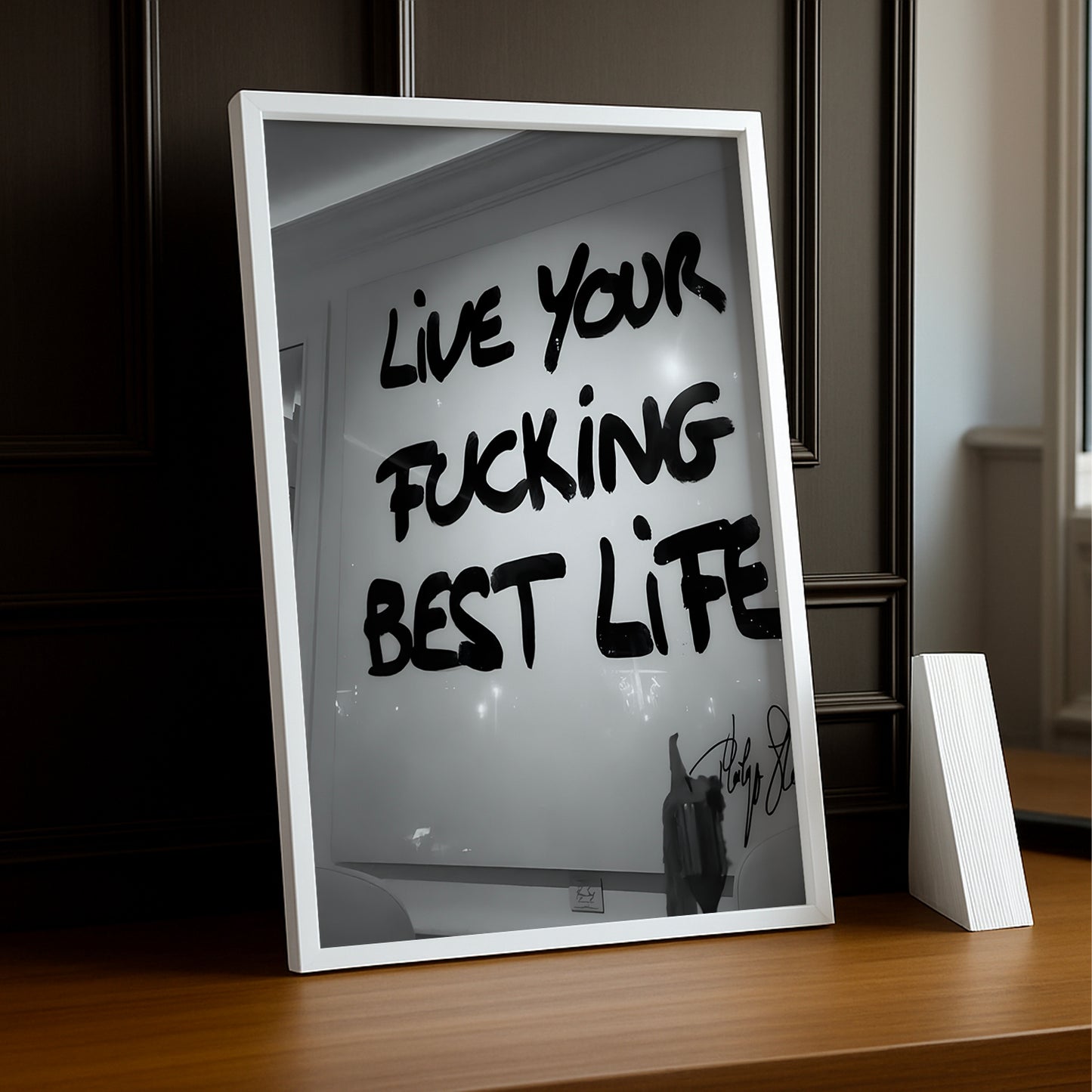 Cadre photo Citation - Live Your Best Life