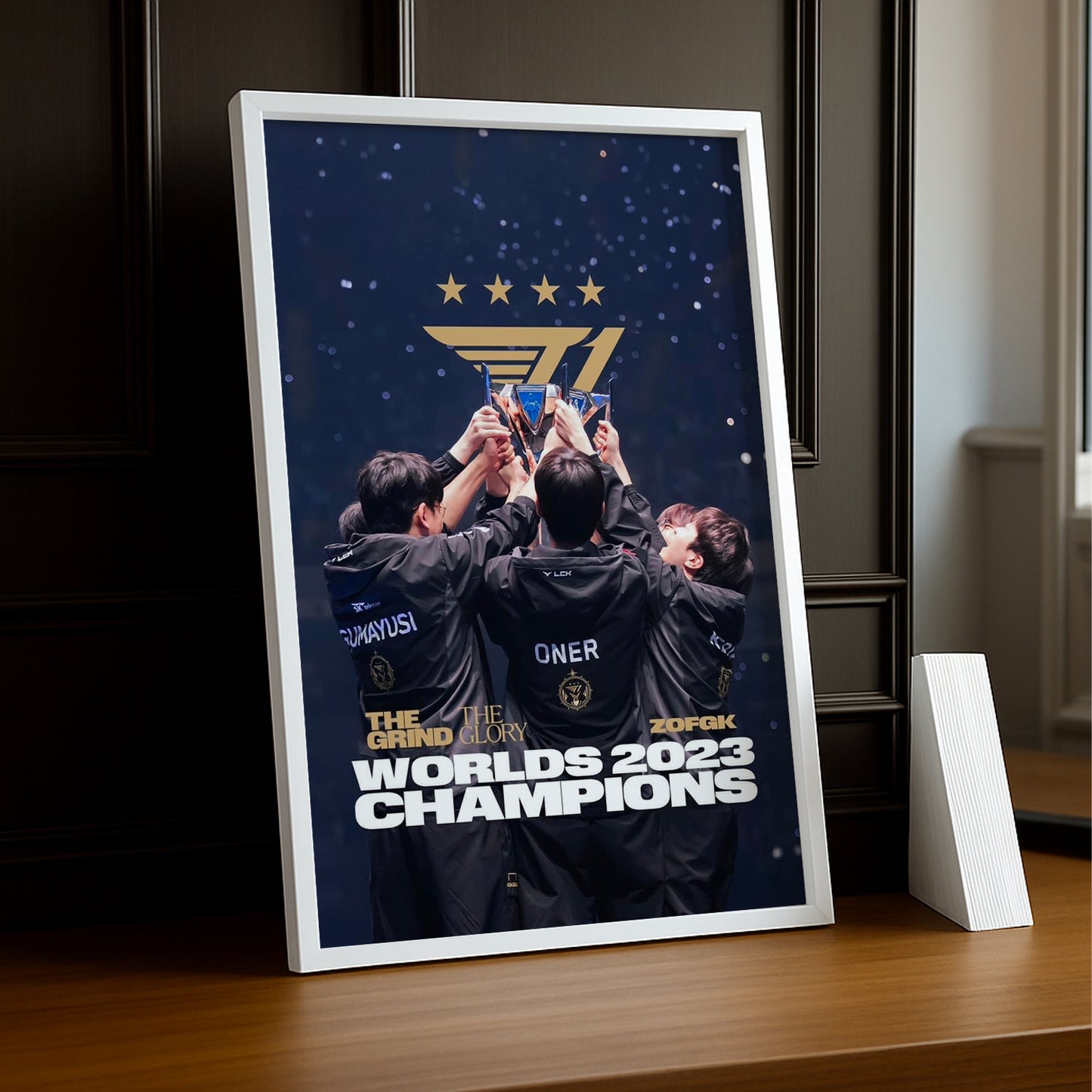 Cadre Photo SK Telecom T1 - Worlds Champion 2023