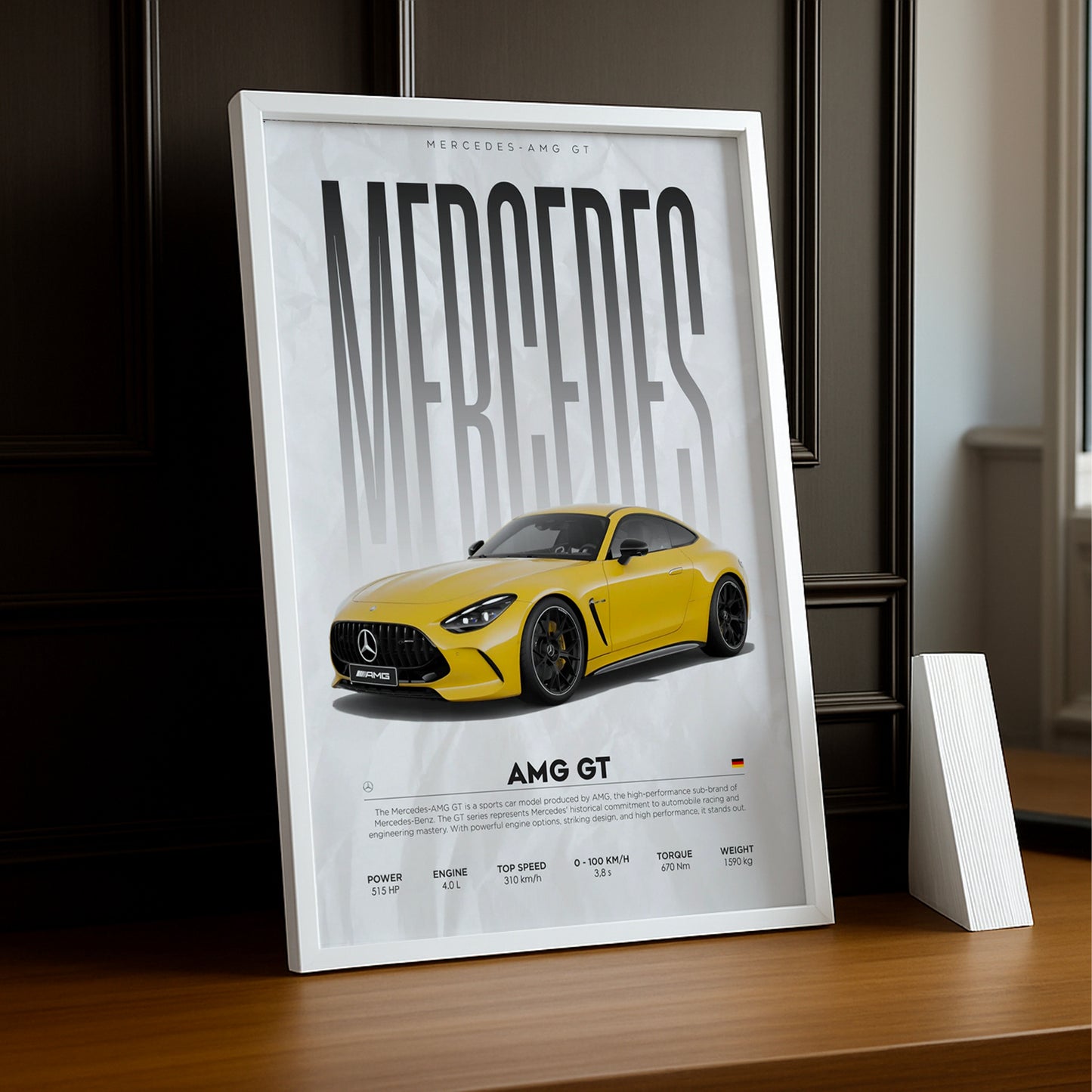 Cadre photo Mercedes AMG GT