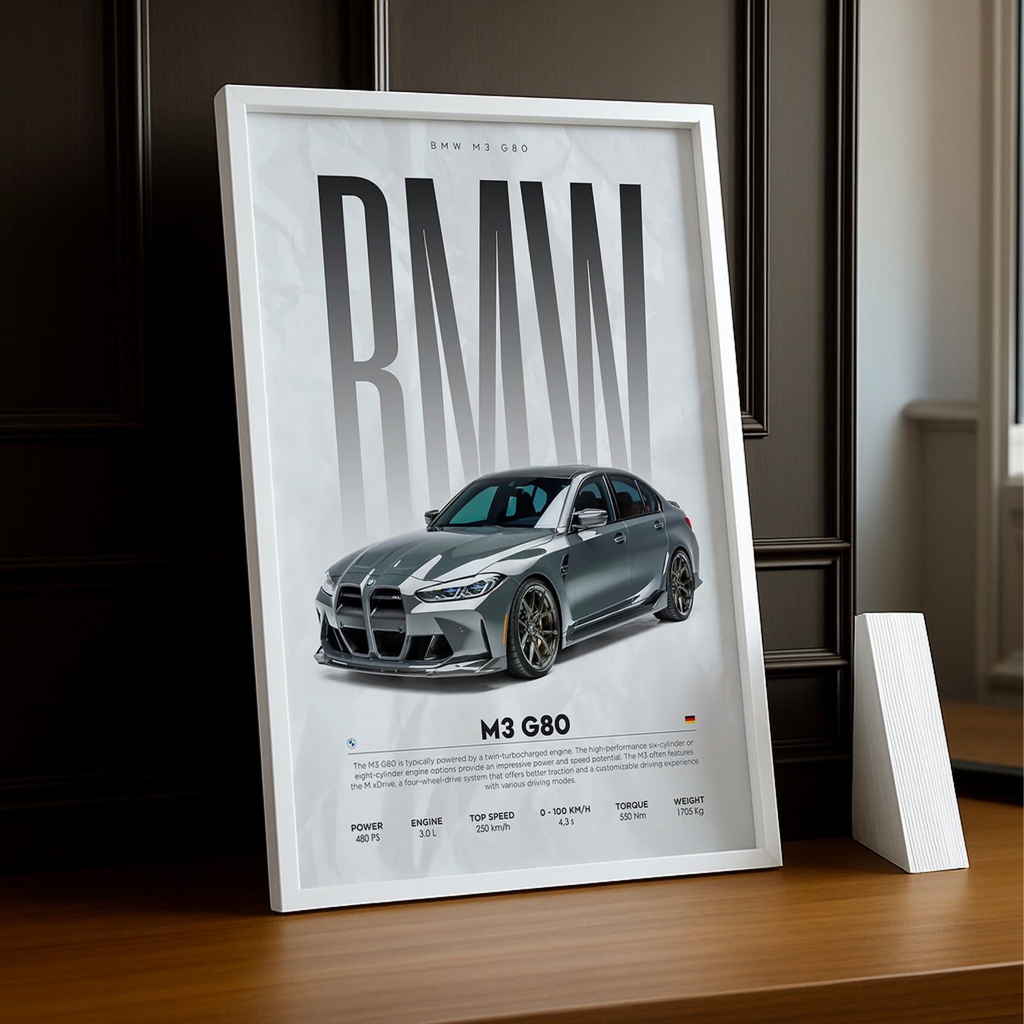 Cadre photo BMW M3 G80