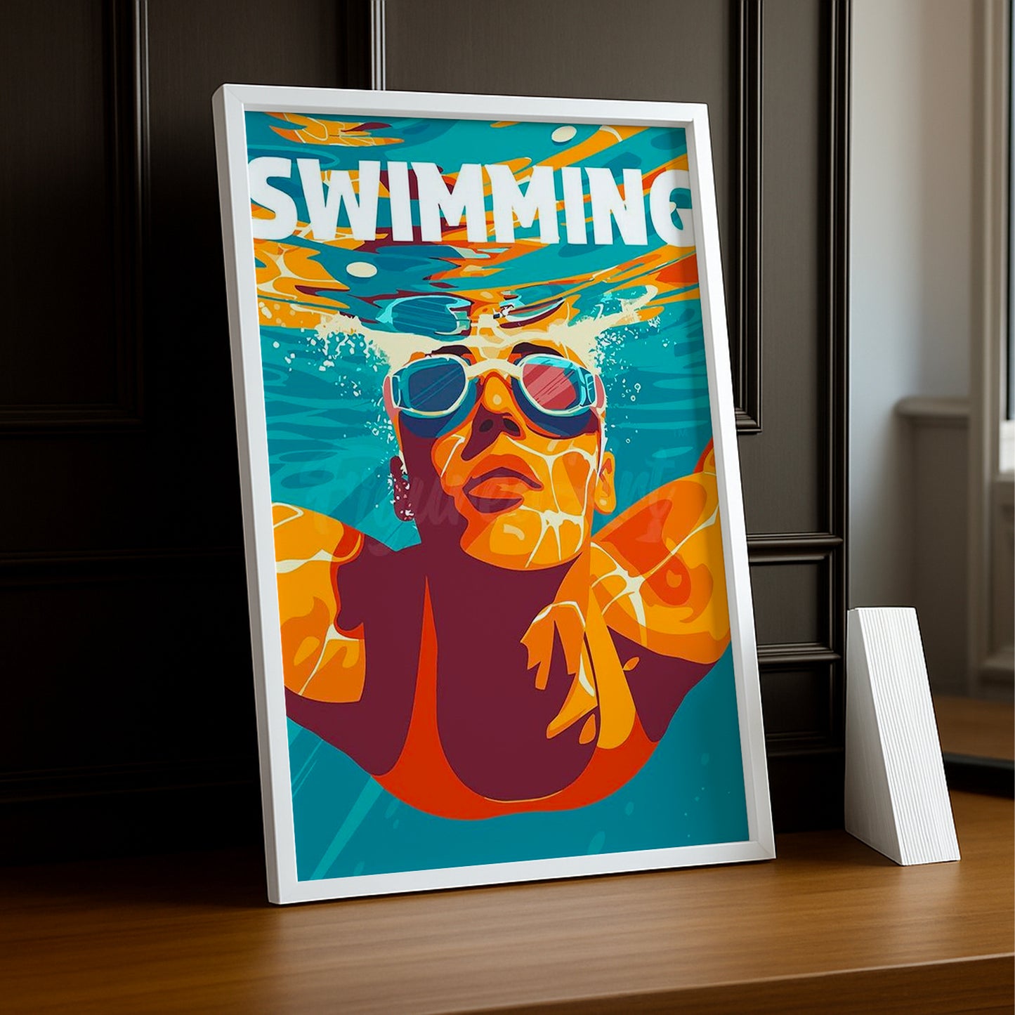 Cadre Photo Natation - Swimming