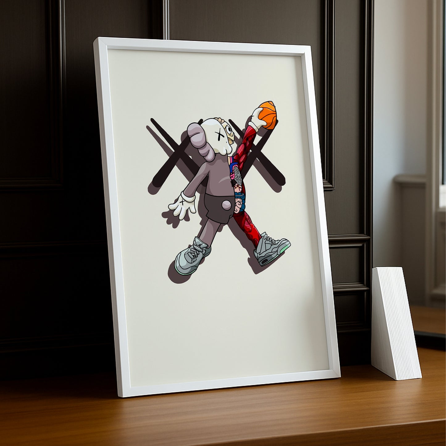 Poster Kaws football américain
