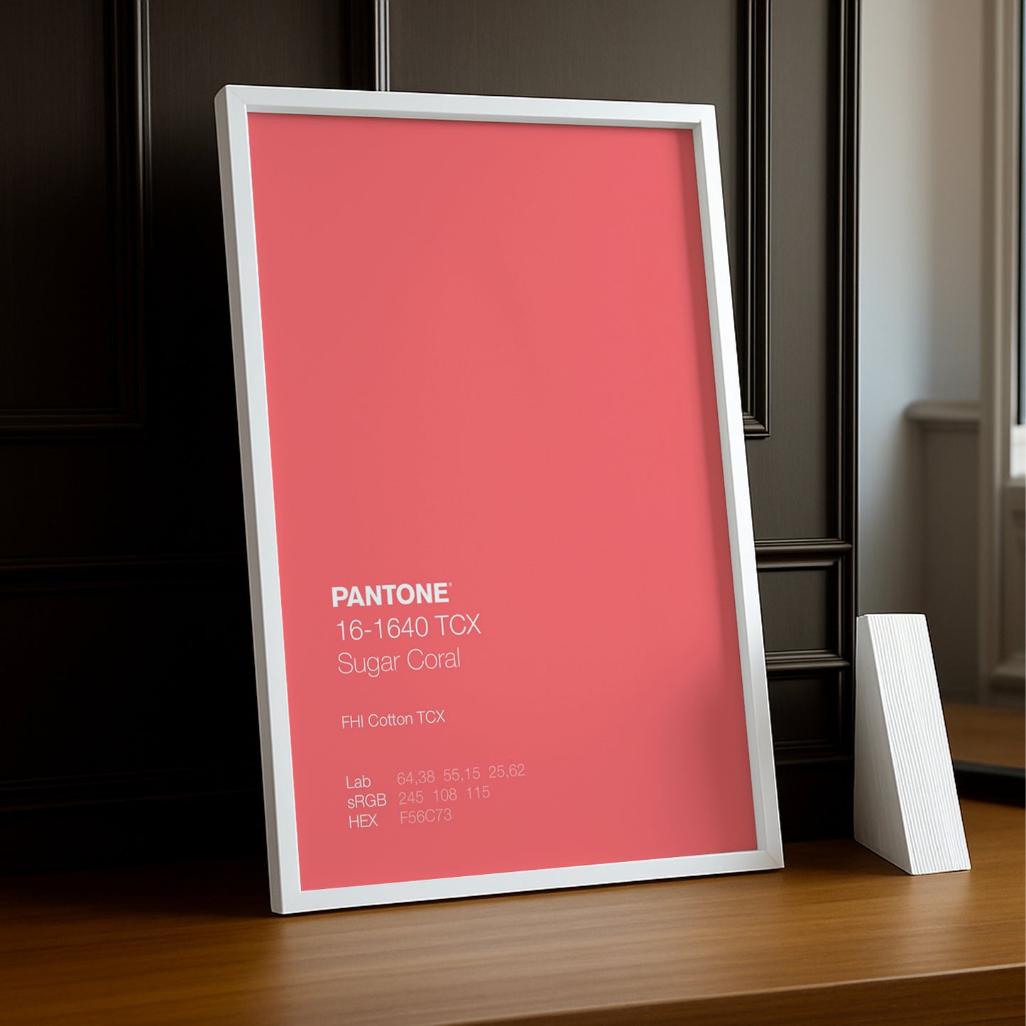 Cadre Photo Pantone - Sugar Coral