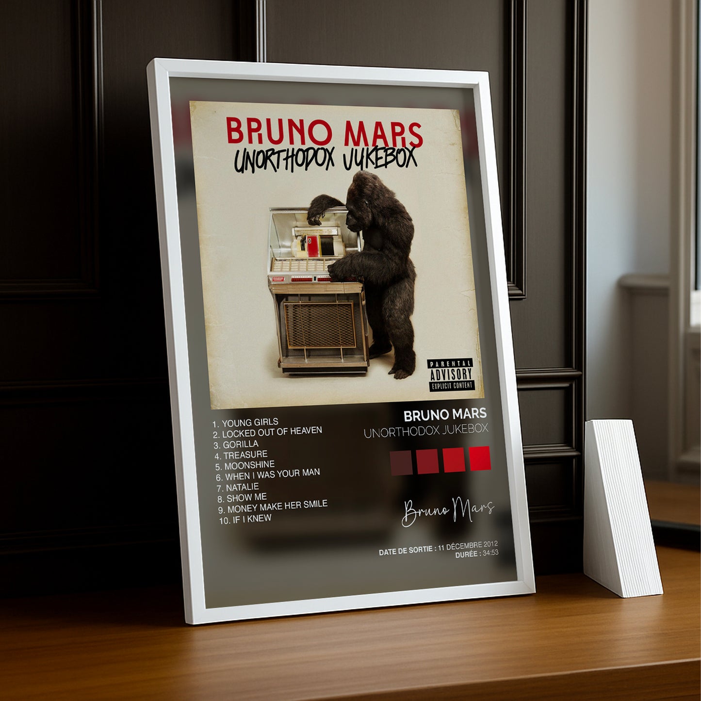 Poster Bruno Mars - Album Unorthodox Jukebox