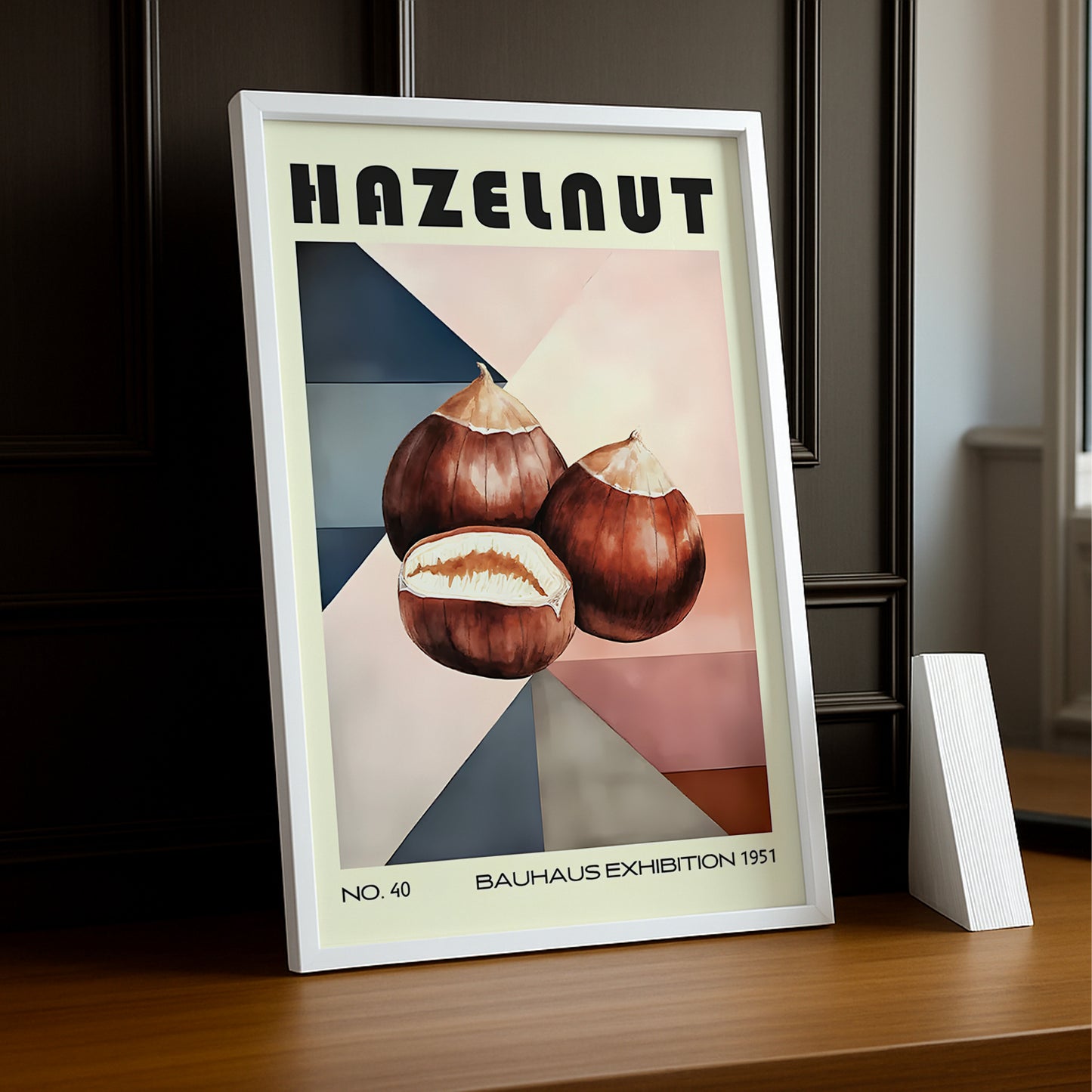 Marco de fotos Bauhaus Hazelnut