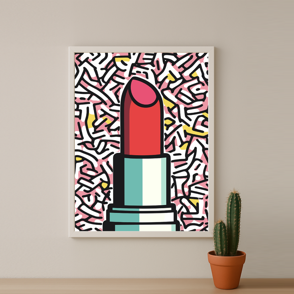 Cadre photo Keith Haring "Gloss"