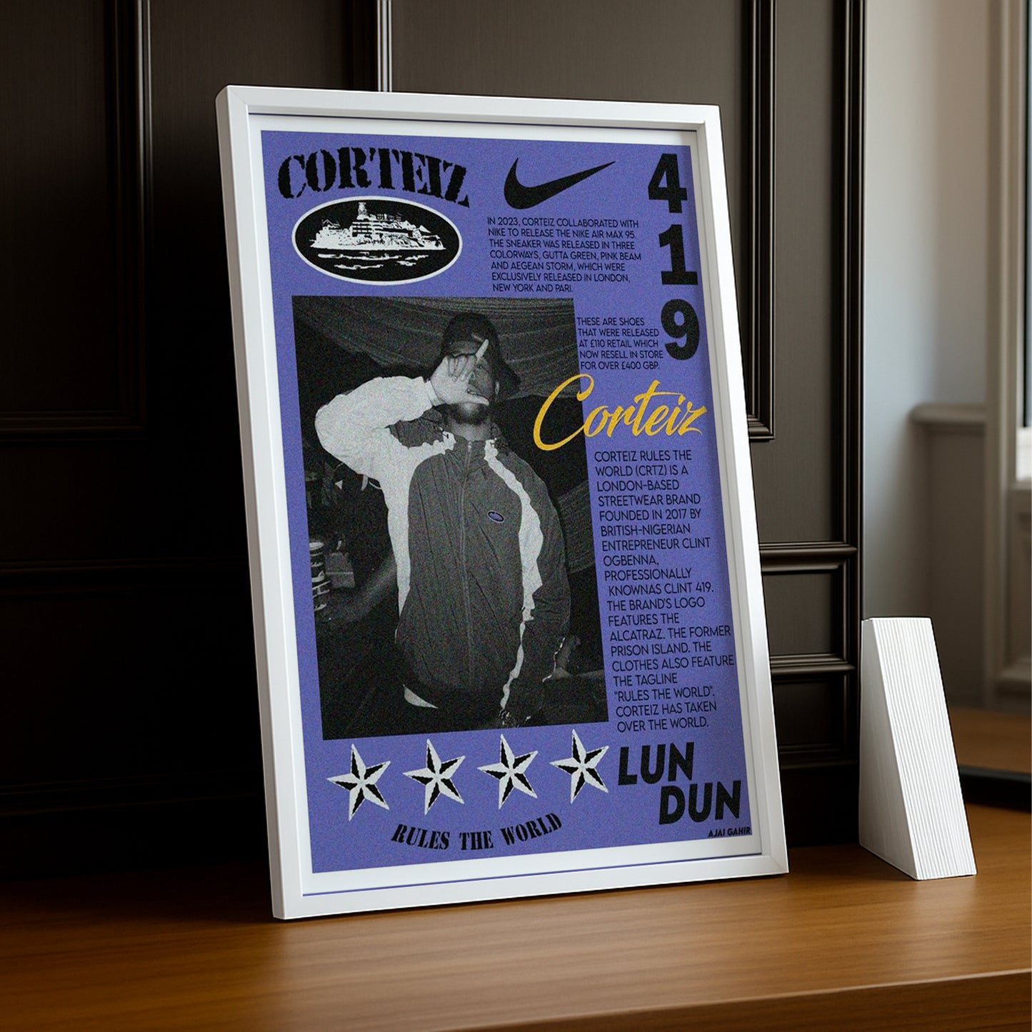 Cadre photo Corteiz Poster
