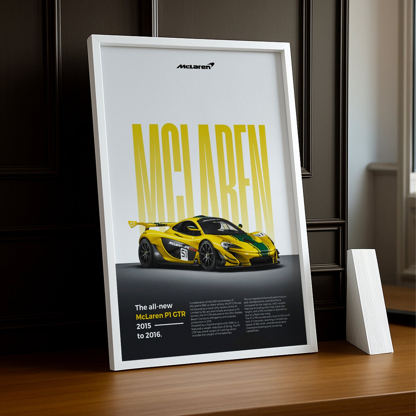Poster Voitures - McLaren P1 GTR