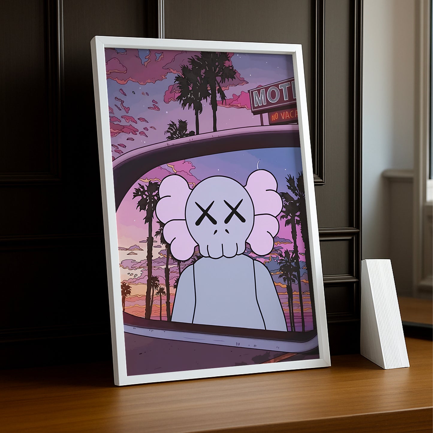 Cadre photo Kaws Chill