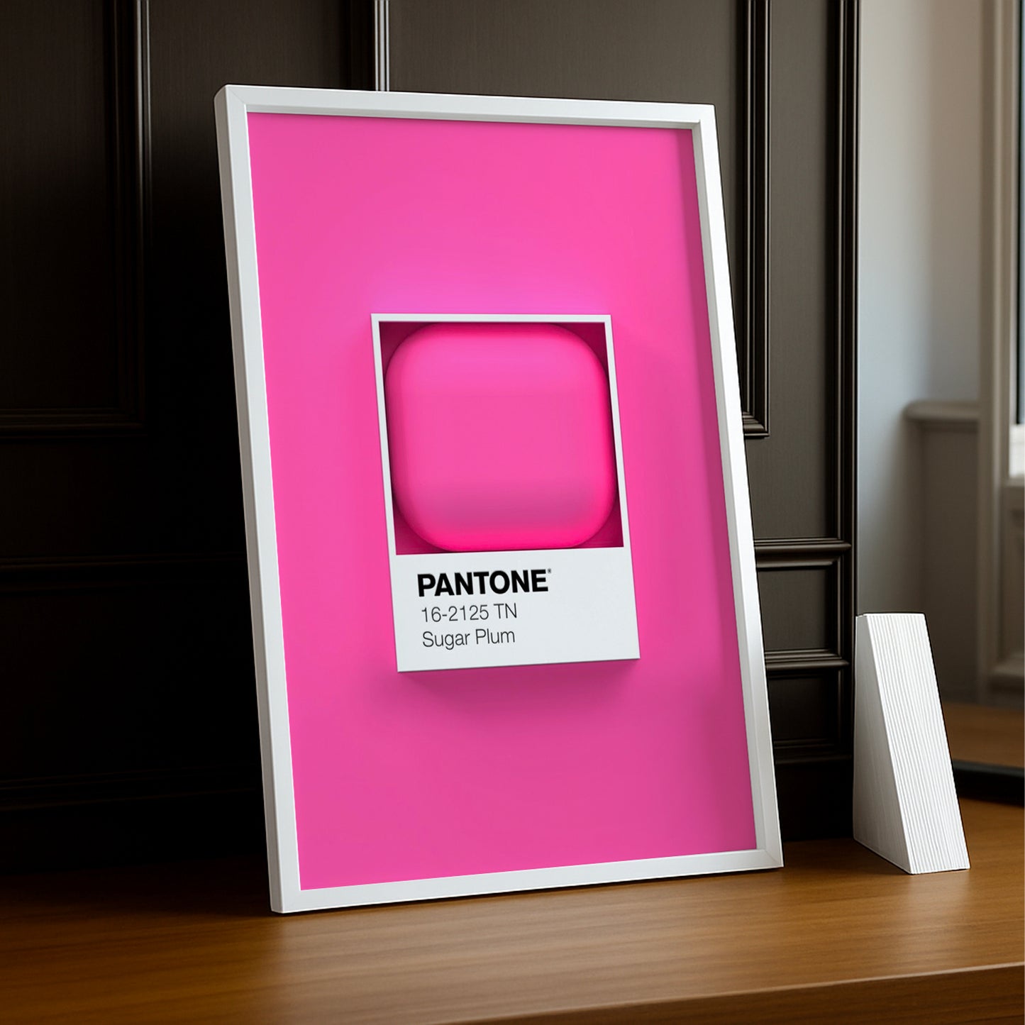 Cadre Photo Pantone Étiquette - Sugar Plum