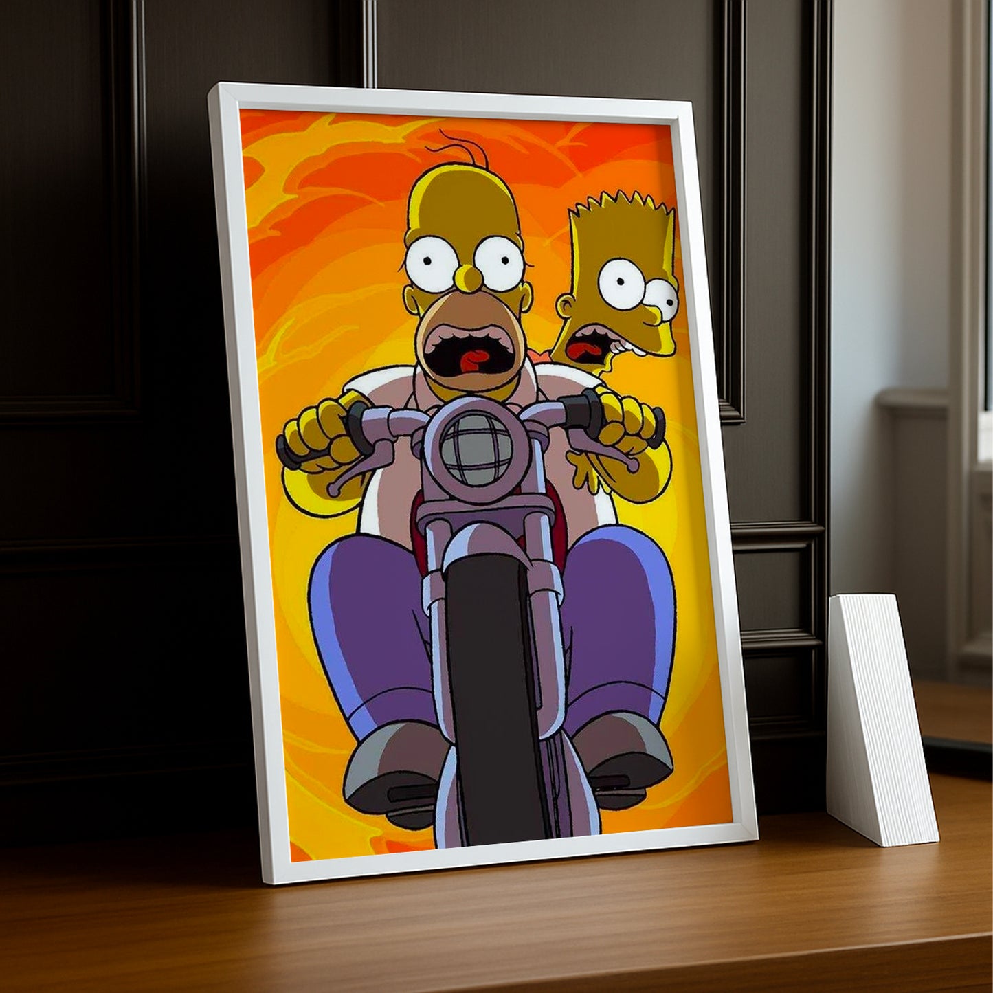 Cadre Photo Les Simpsons - Homer x Bart Simpson
