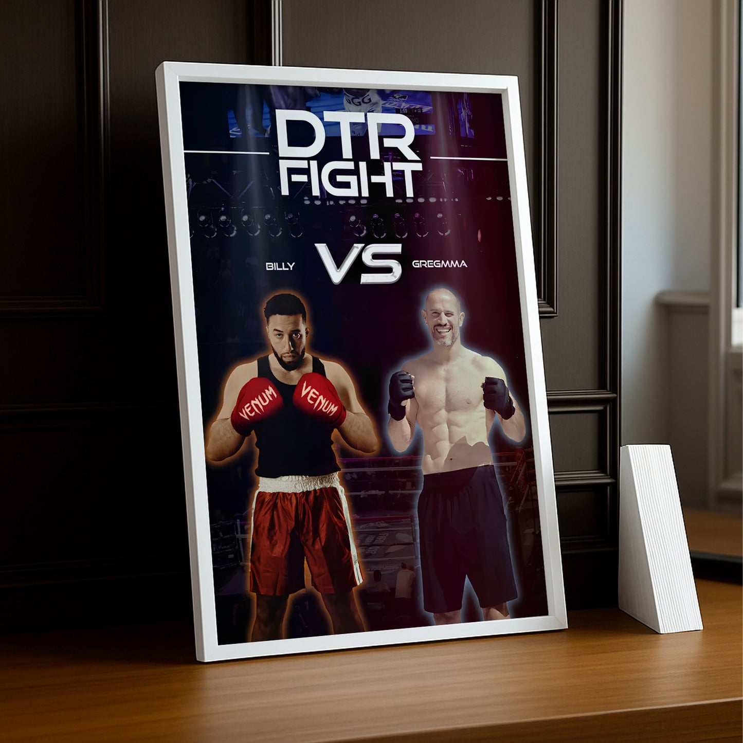 Cadre photo DTR Fight Rebeudeter vs GregMMA