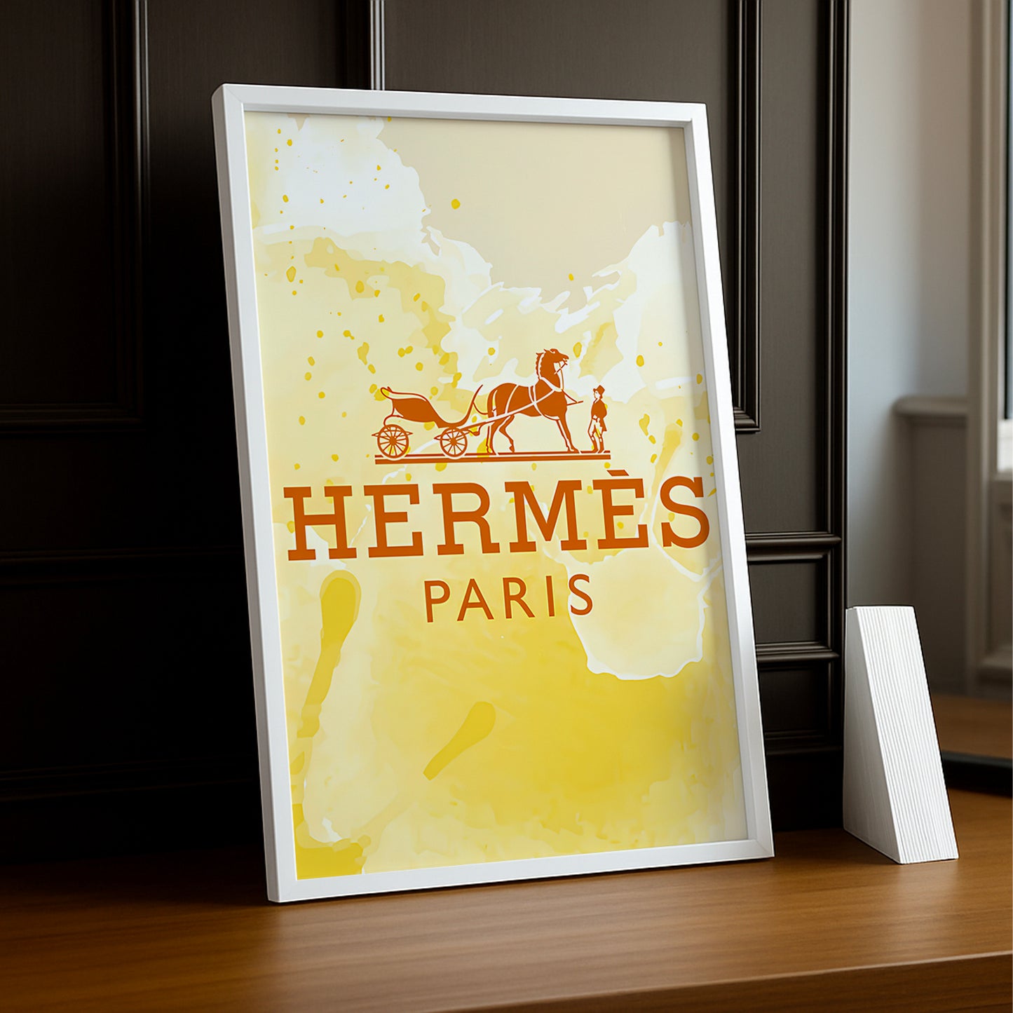 Cadre photo Hermès - Jaune