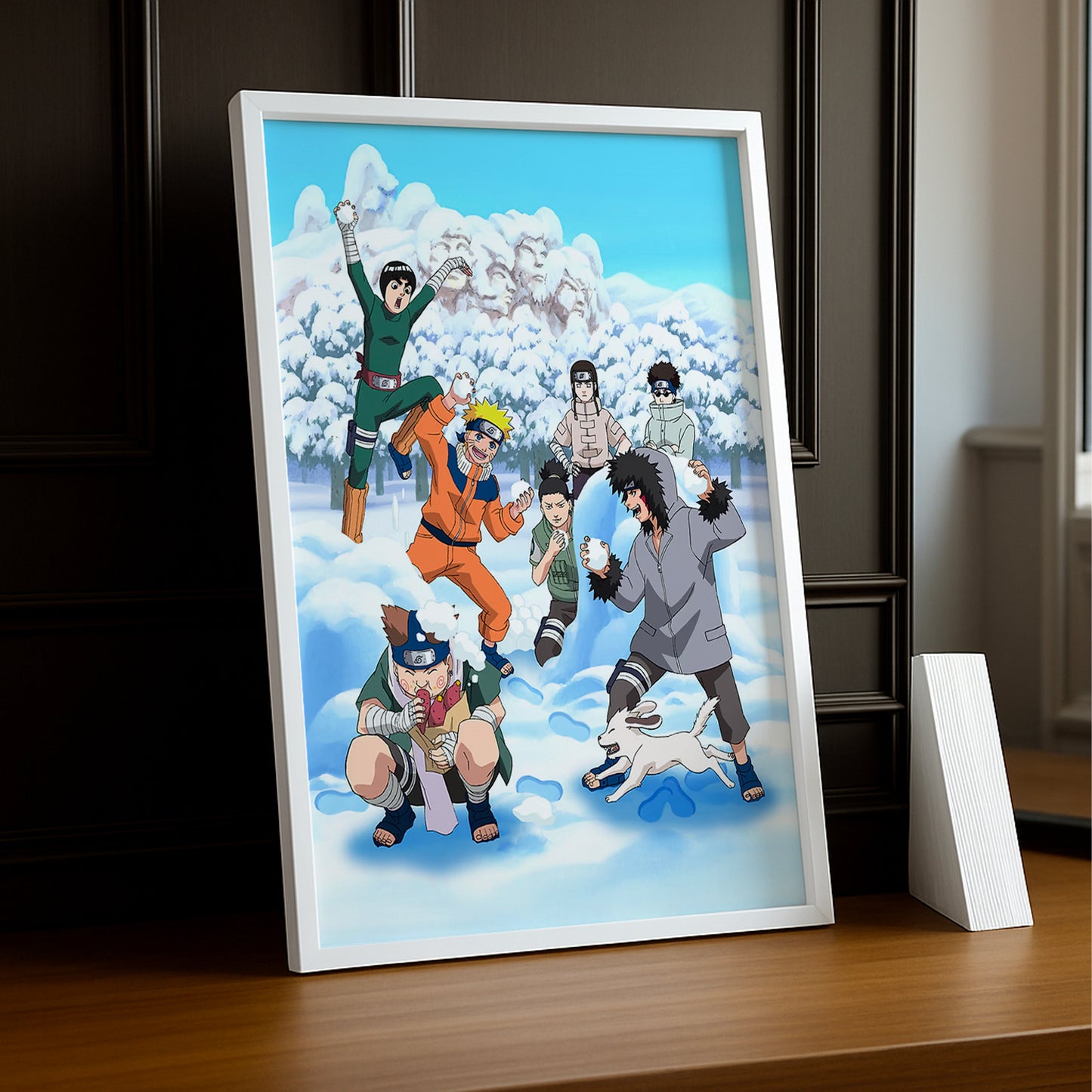 Cadre Photo Naruto - Snowball Fight