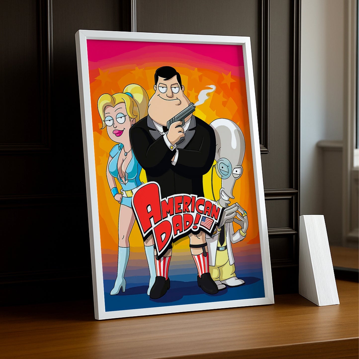 Cadre Photo American Dad - James Bond
