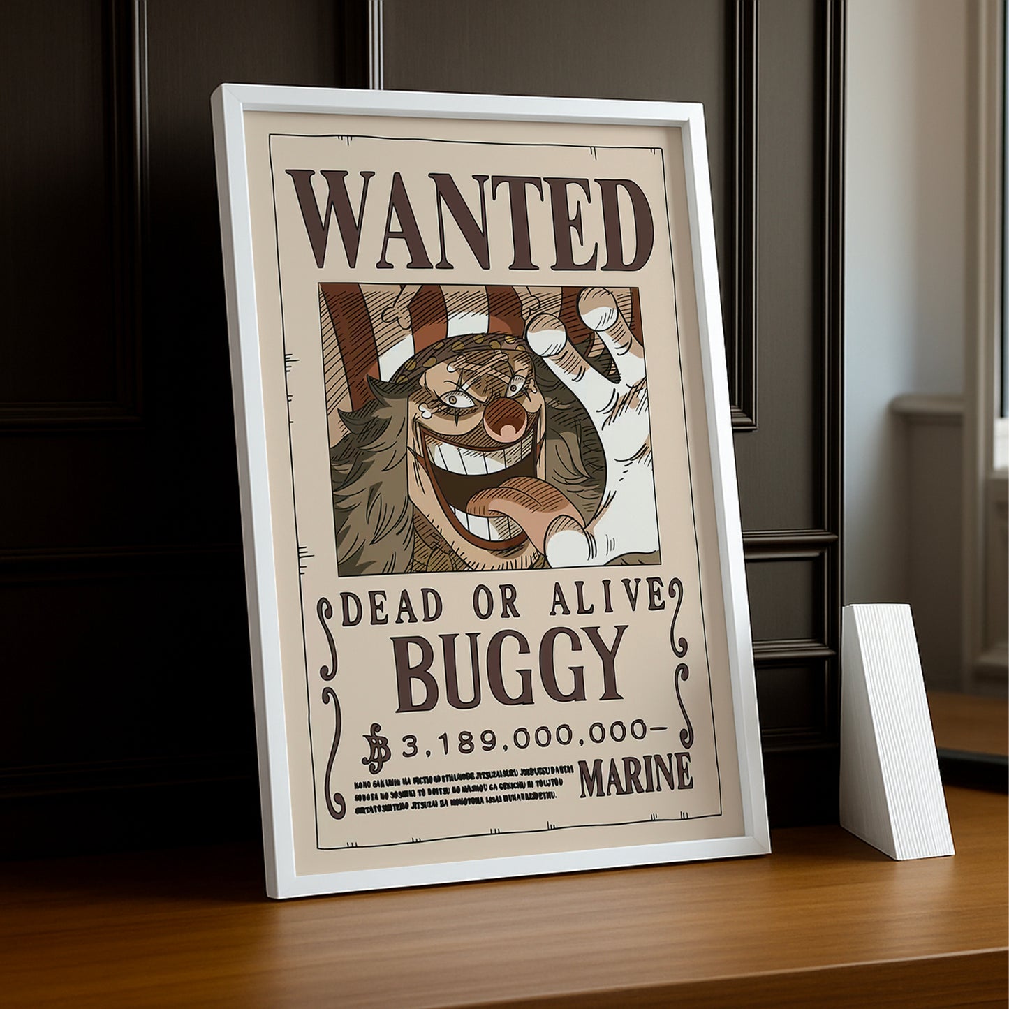 Cadre photo One Piece - Wanted Buggy
