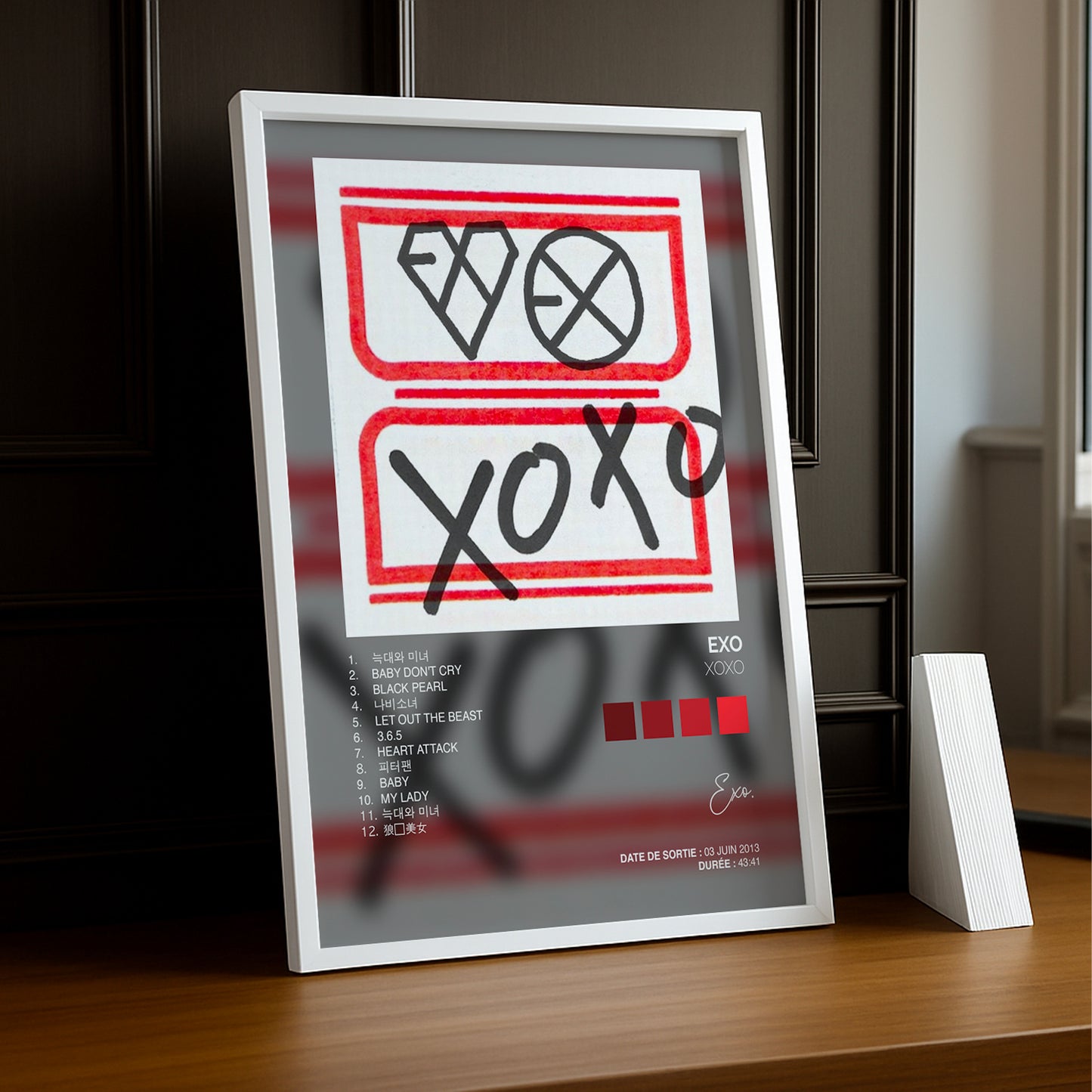 Cadre Photo K-Pop - Exo Xoxo