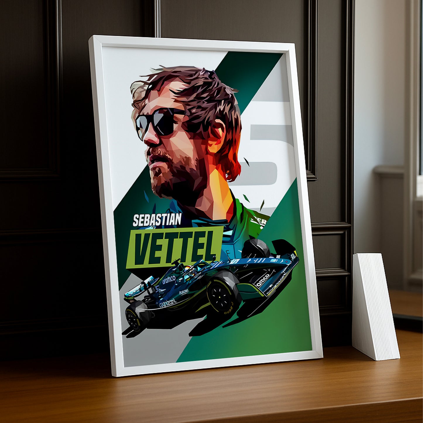 Cadre photo Sebastian Vettel Formule 1