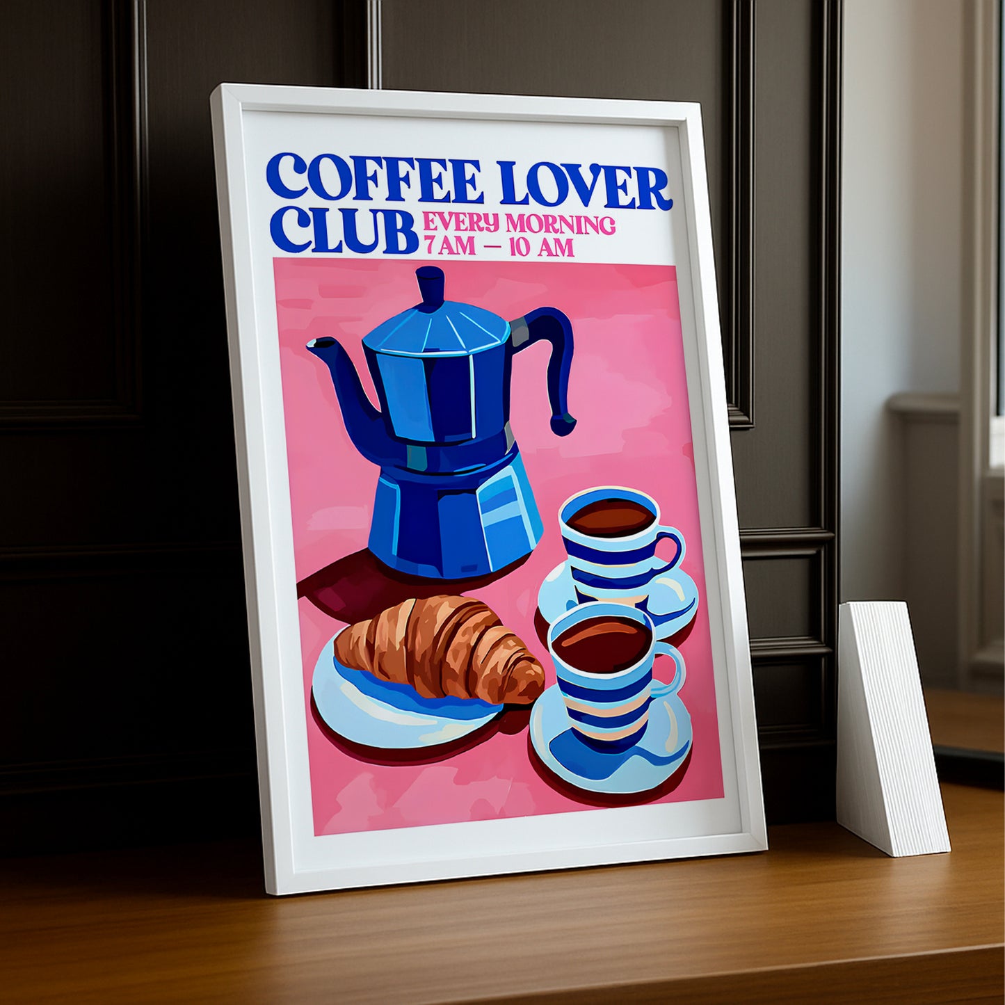 Cadre photo Coffee Lover - Club