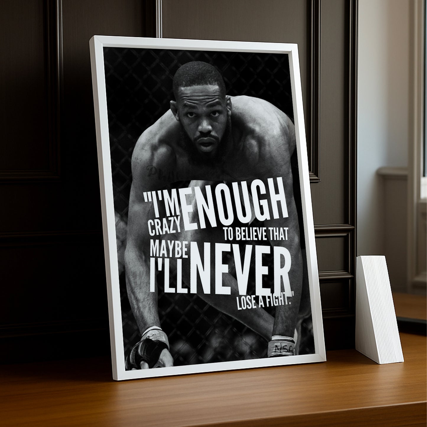 Marco de fotos Jon Jones UFC
